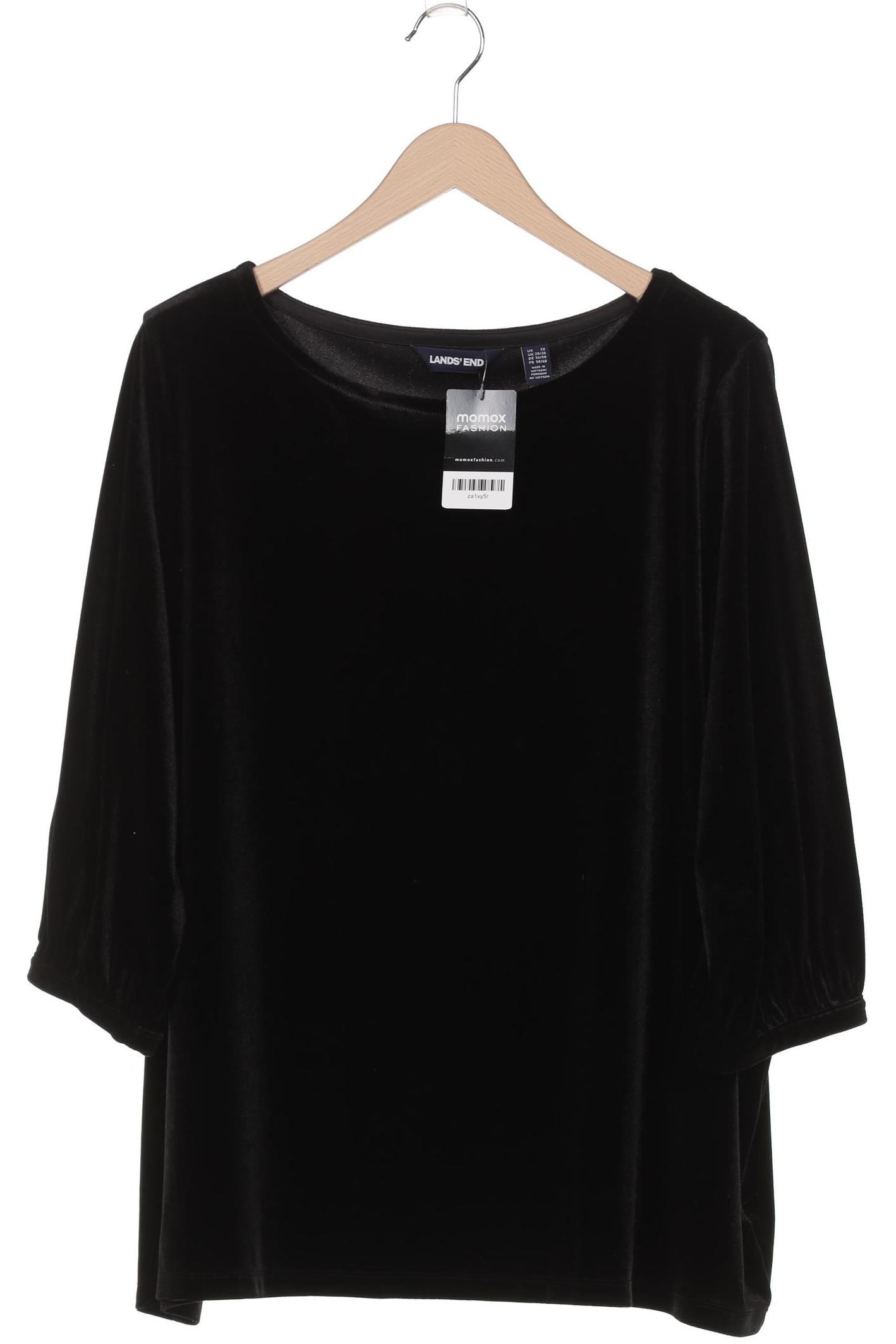 

Lands End Damen Sweatshirt, schwarz, Gr. 56