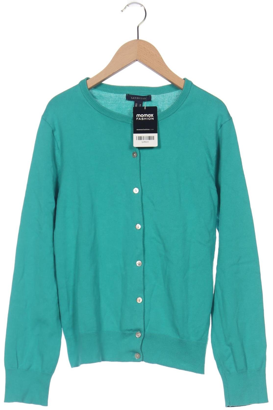 

Lands End Damen Strickjacke, türkis, Gr. 38
