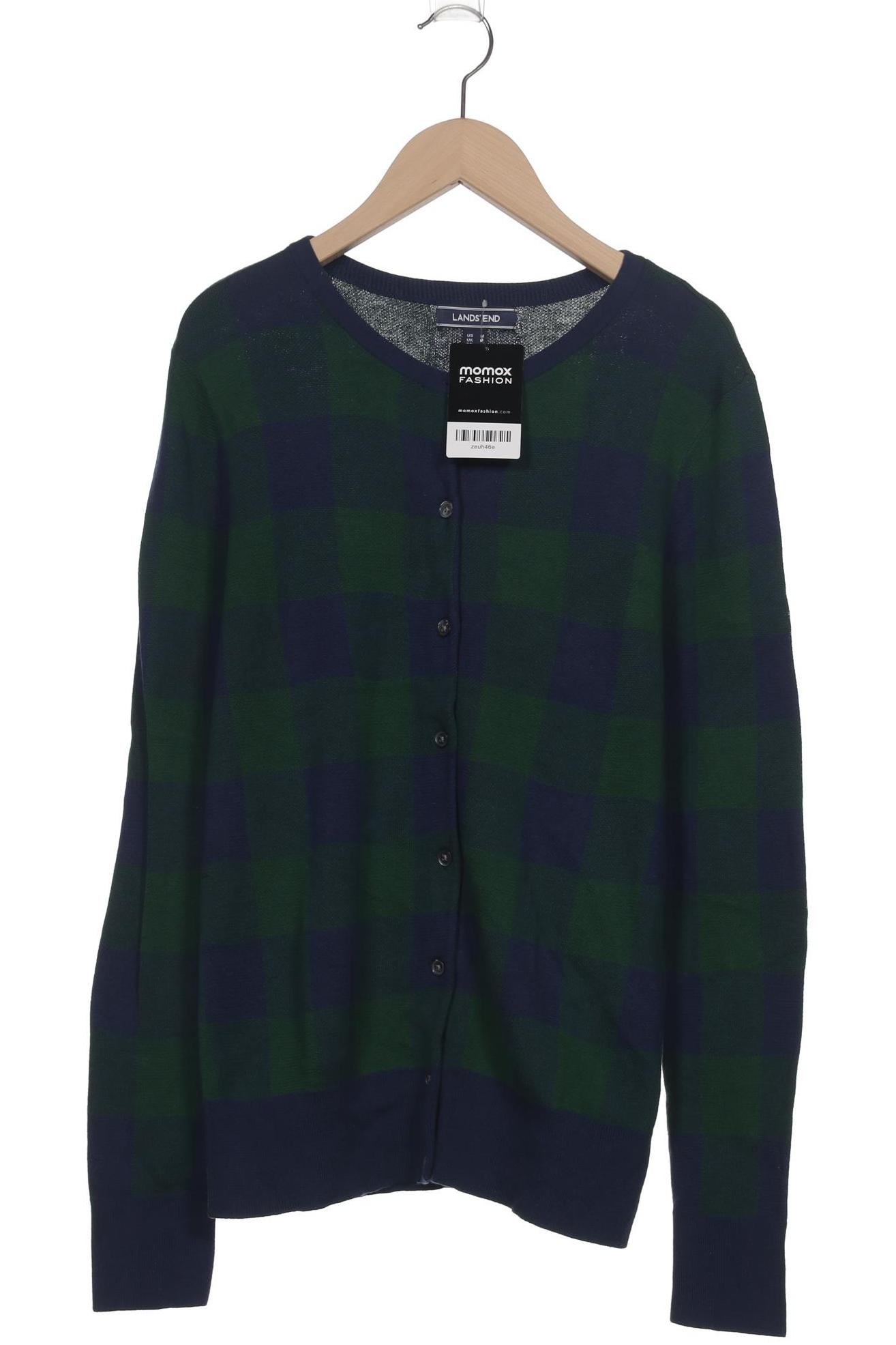 

Lands End Damen Strickjacke, grün, Gr. 38