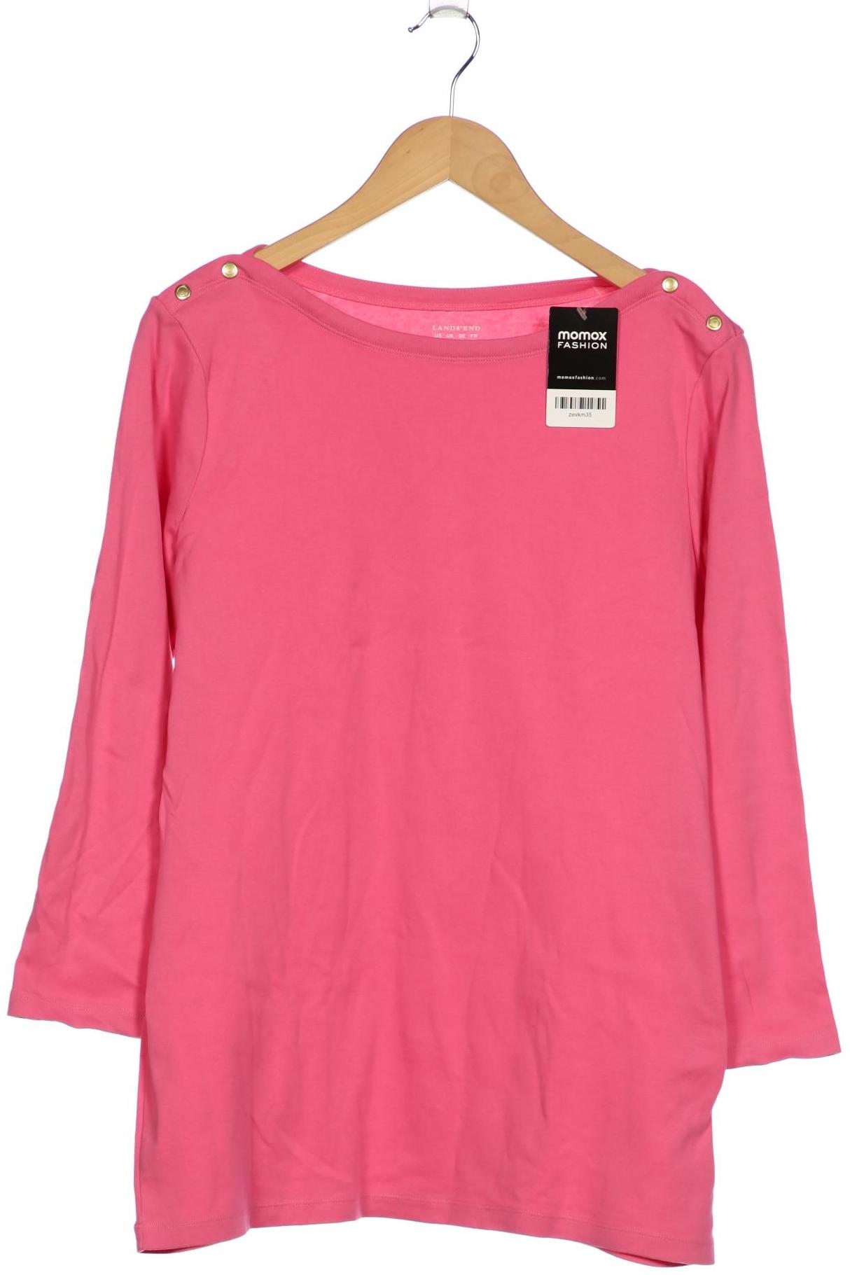 

Lands End Damen Langarmshirt, pink, Gr. 44