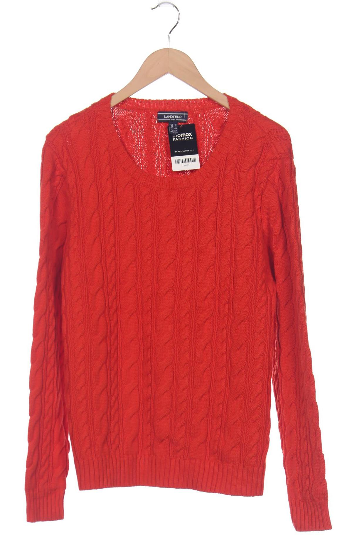 

Lands End Damen Pullover, orange, Gr. 44