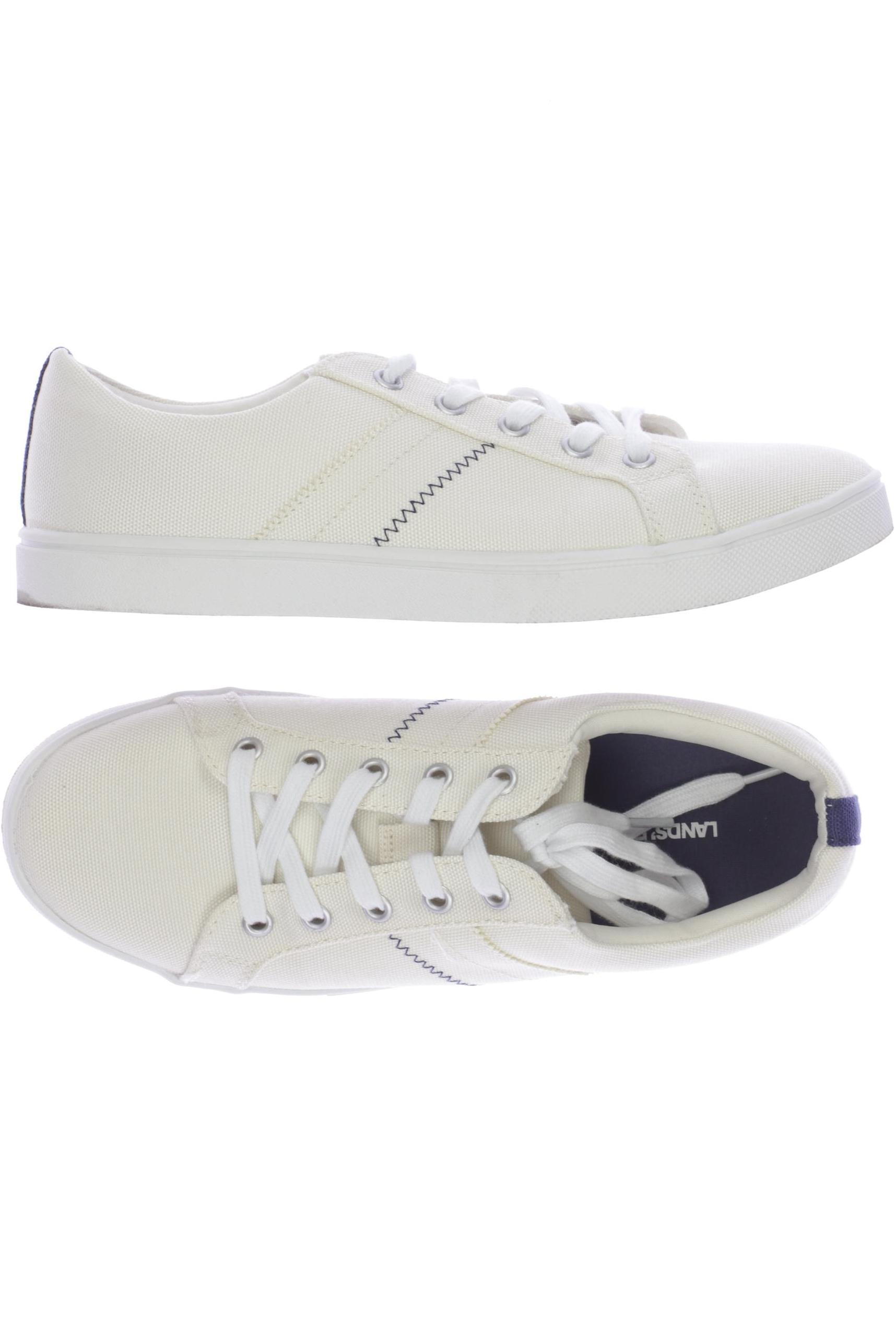 

Lands End Damen Sneakers, cremeweiß