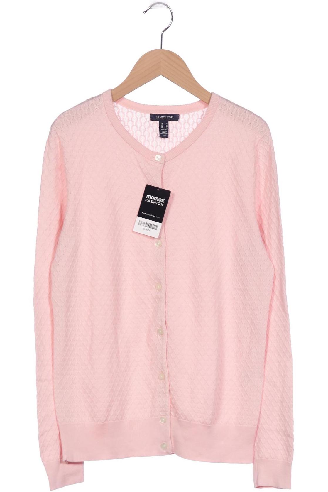 

Lands End Damen Strickjacke, pink, Gr. 38