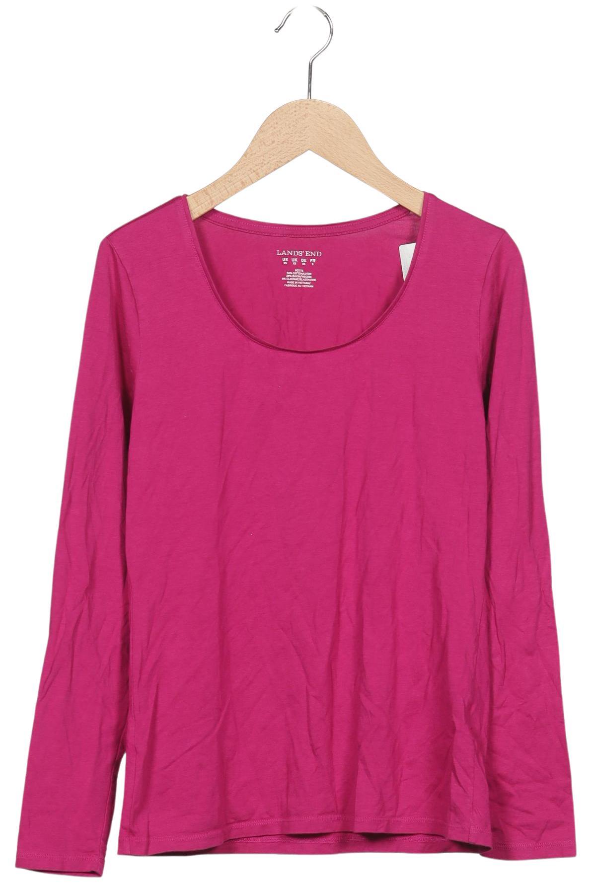 

Lands End Damen Langarmshirt, pink, Gr. 34