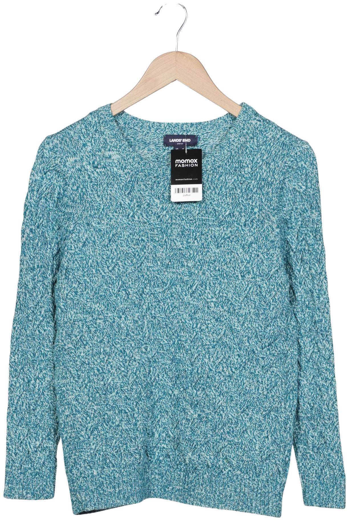 

Lands End Damen Pullover, türkis, Gr. 38