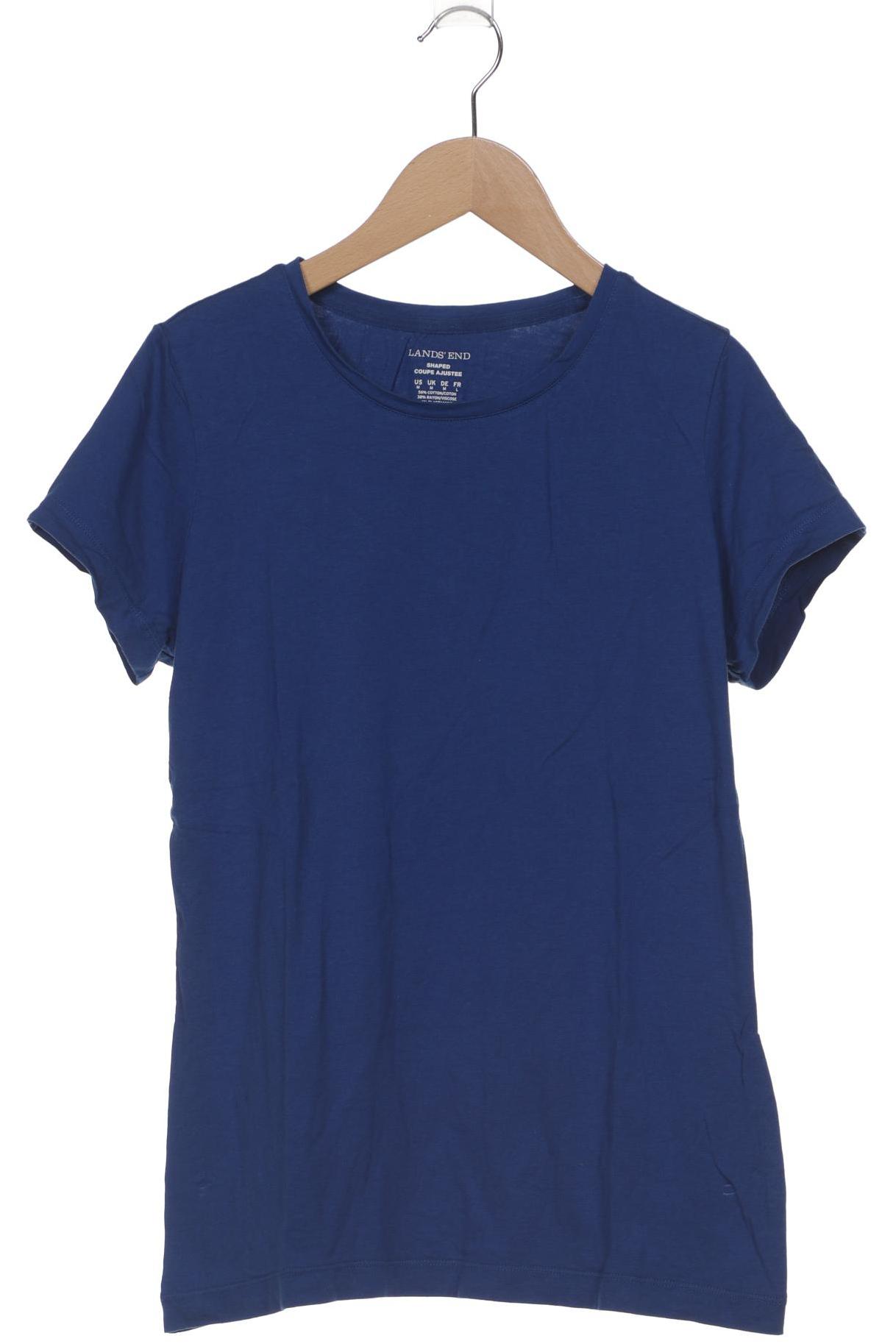

Lands End Damen T-Shirt, blau, Gr. 38