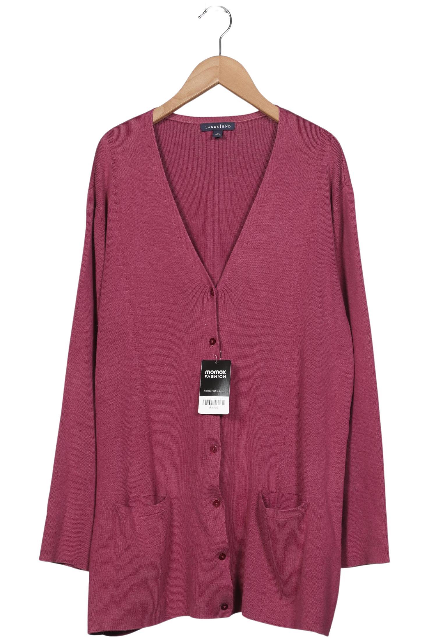 

Lands End Damen Strickjacke, pink, Gr. 44