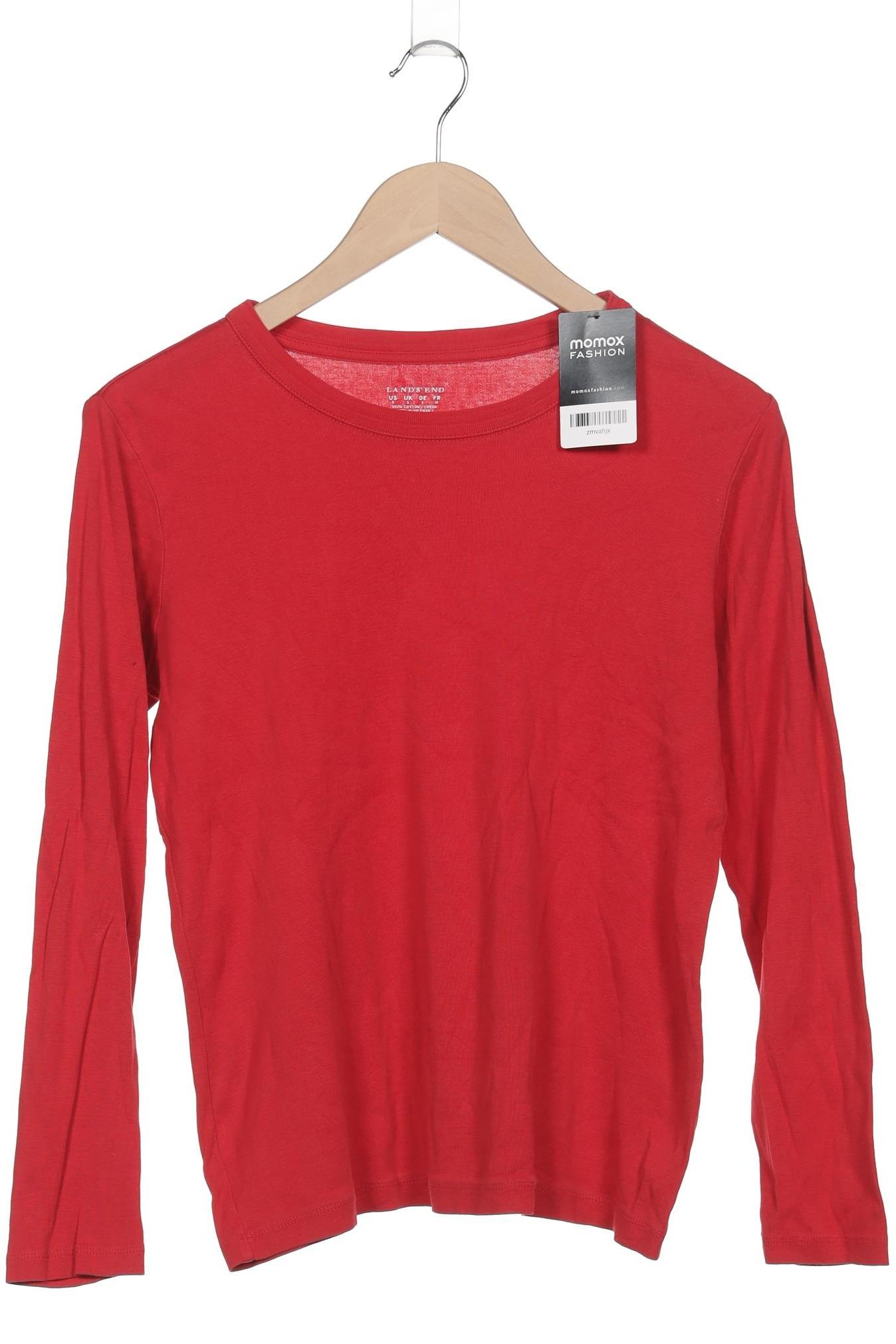 

Lands End Damen Langarmshirt, rot, Gr. 36