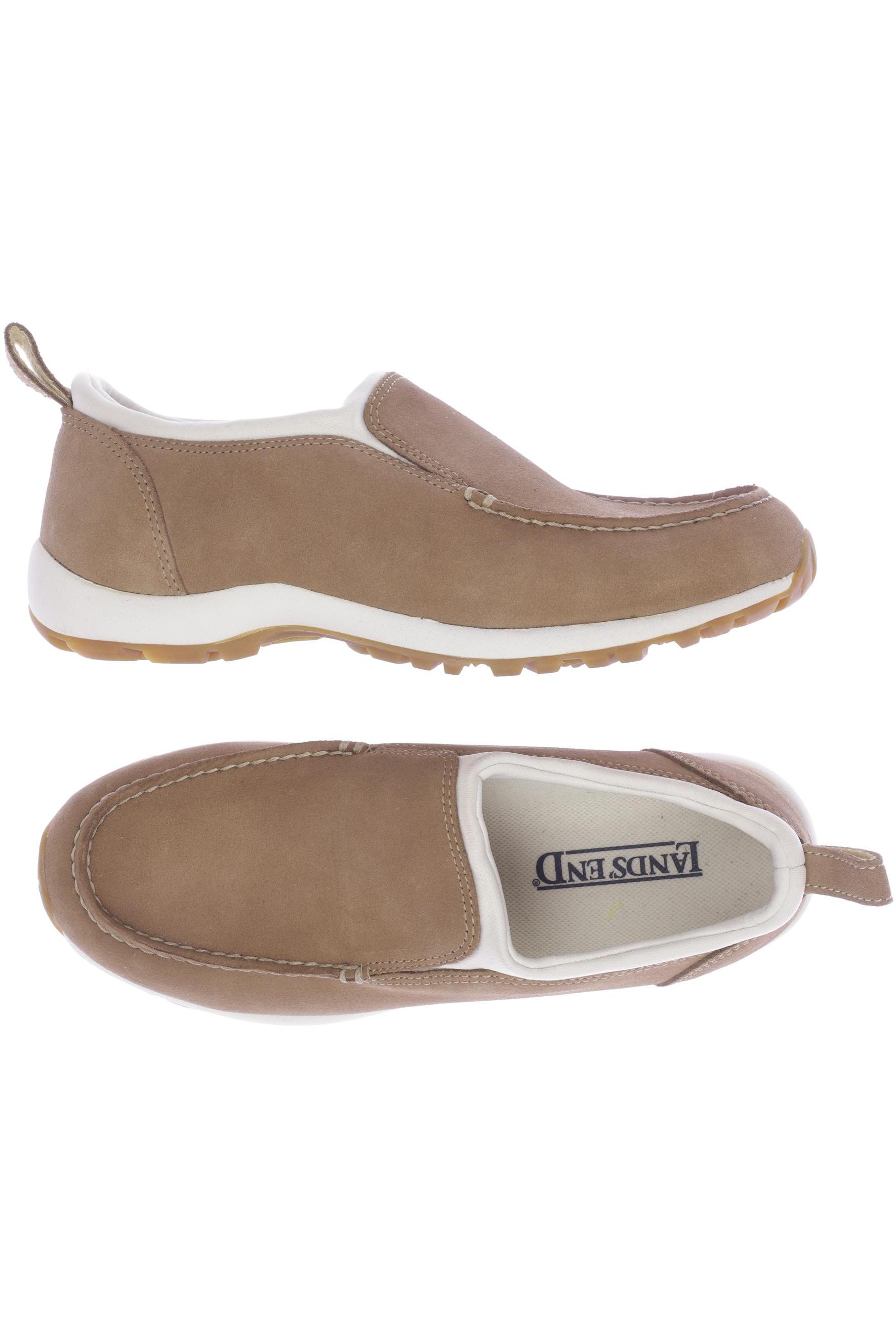 

Lands End Damen Halbschuh, braun, Gr. 9