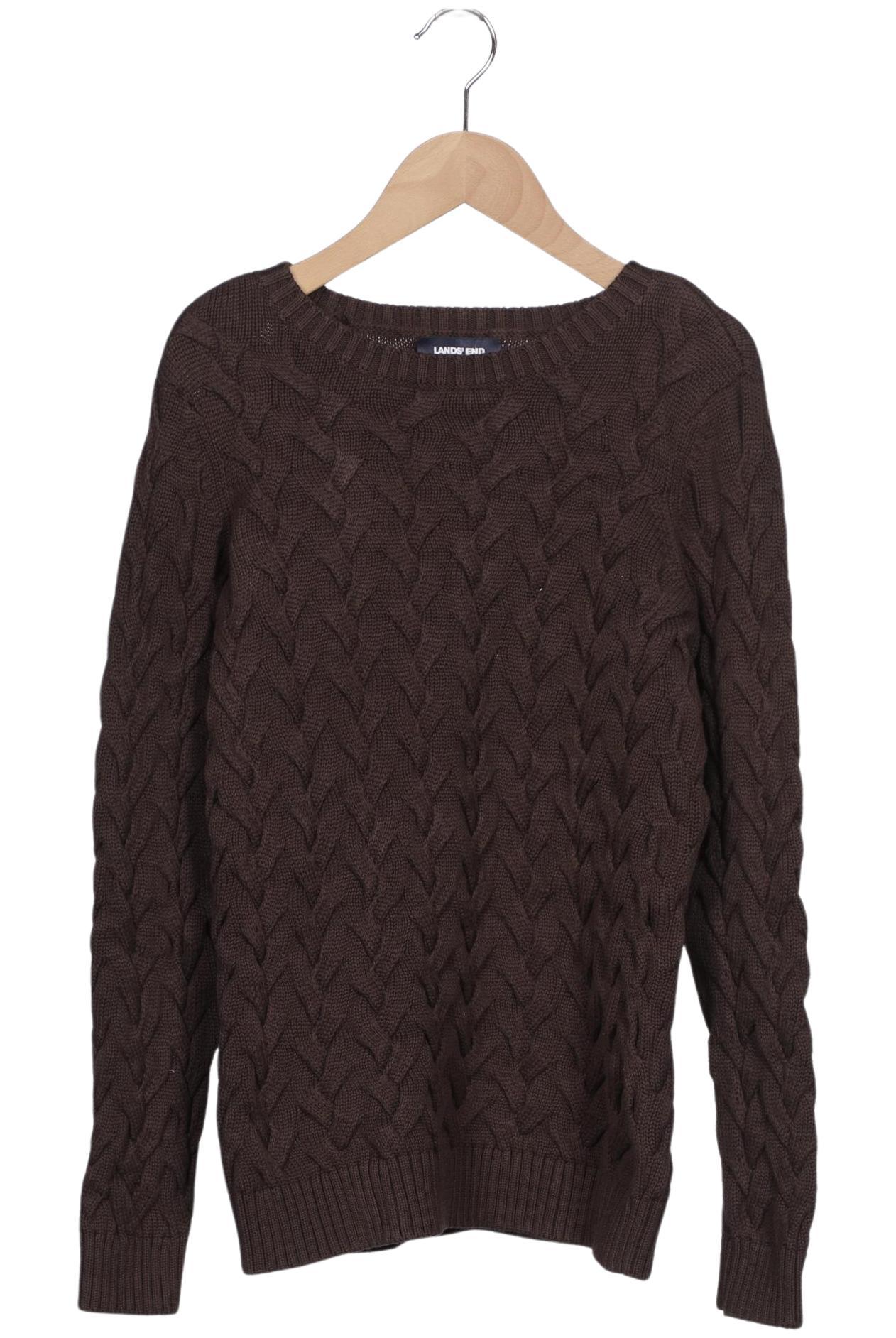 

Lands End Damen Pullover, braun, Gr. 34