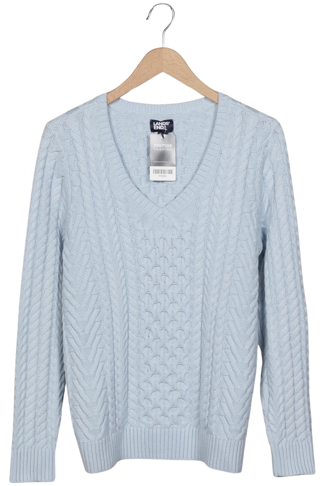

Lands End Damen Pullover, hellblau, Gr. 38
