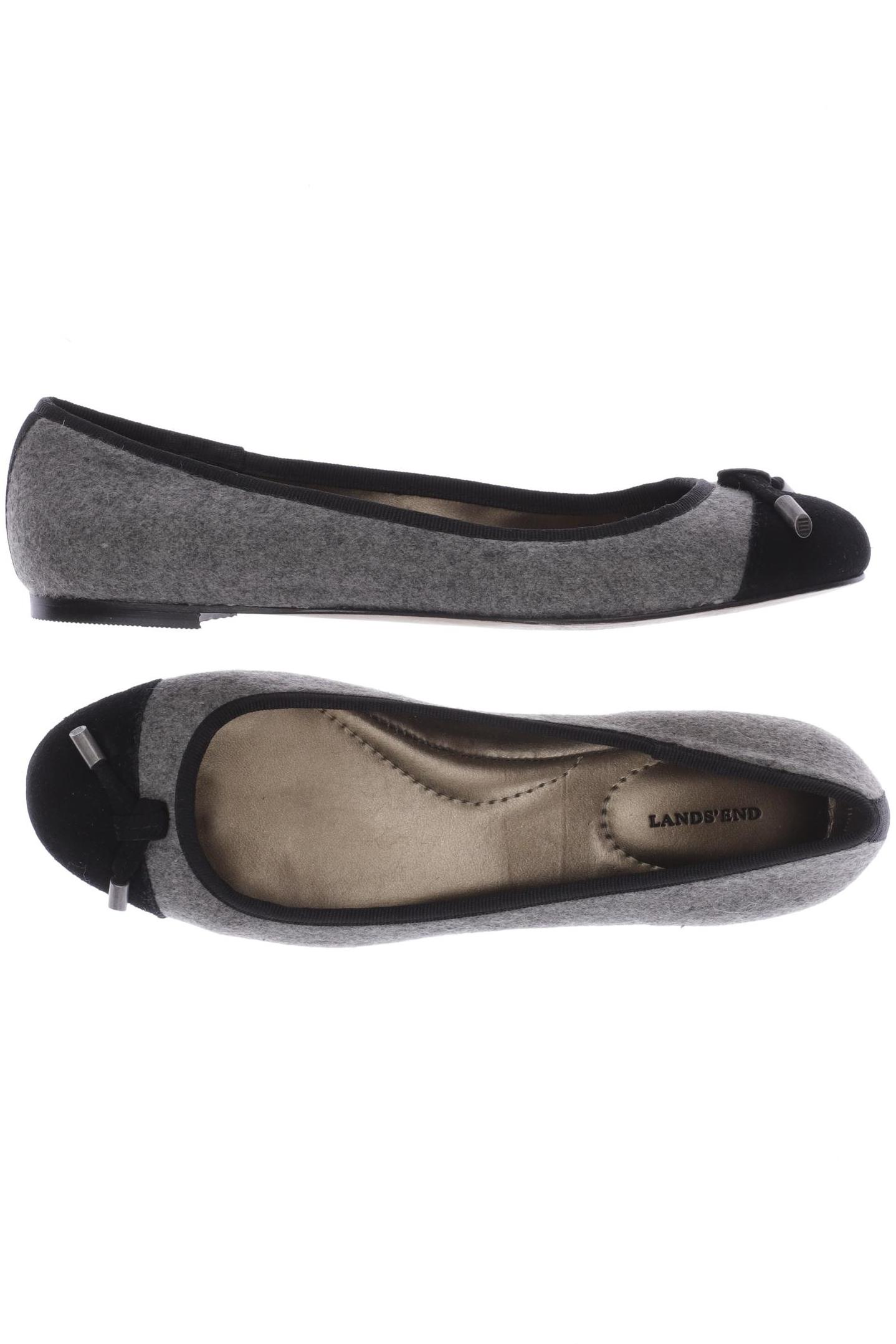 

Lands End Damen Ballerinas, schwarz, Gr. 37