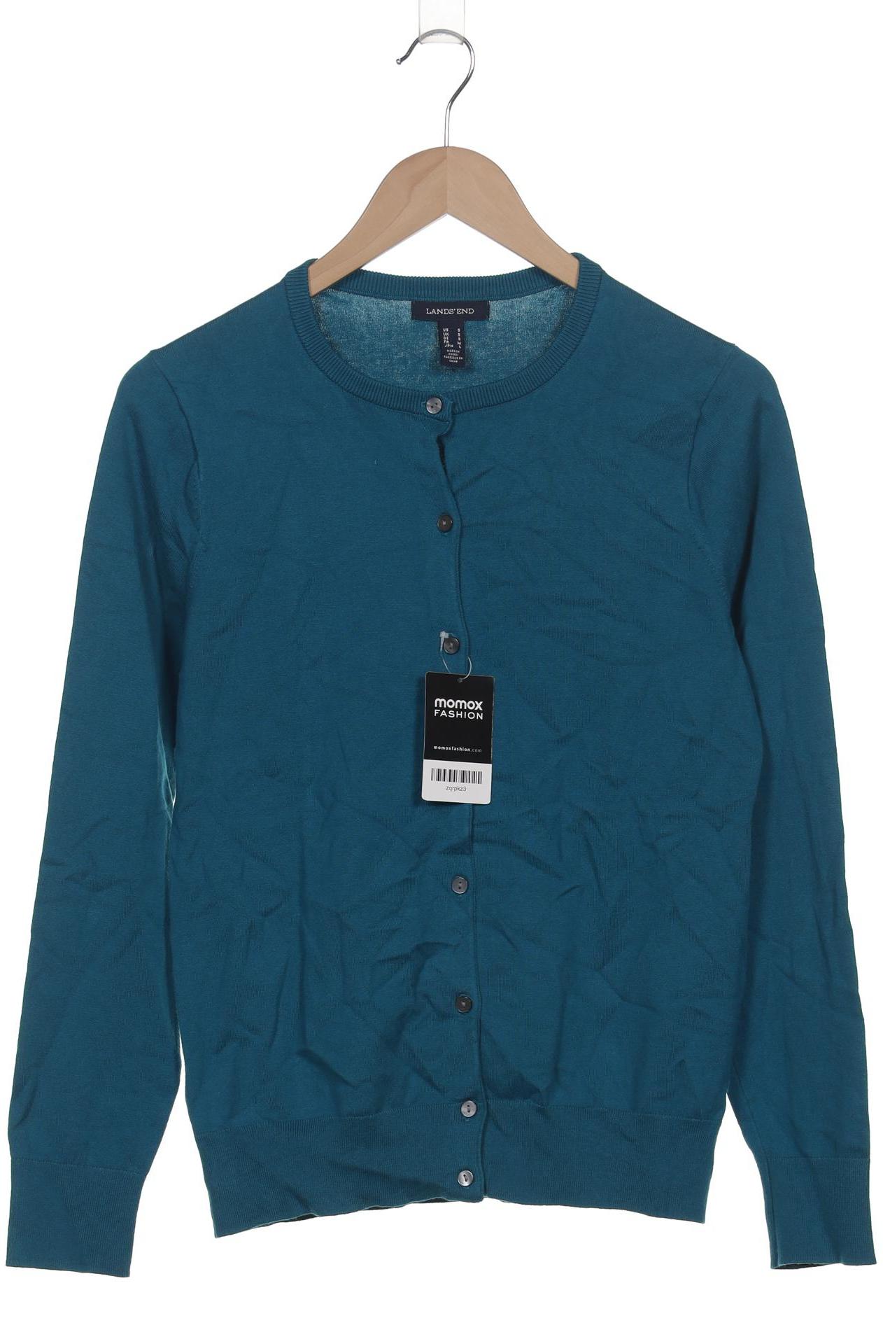 

Lands End Damen Strickjacke, blau, Gr. 36
