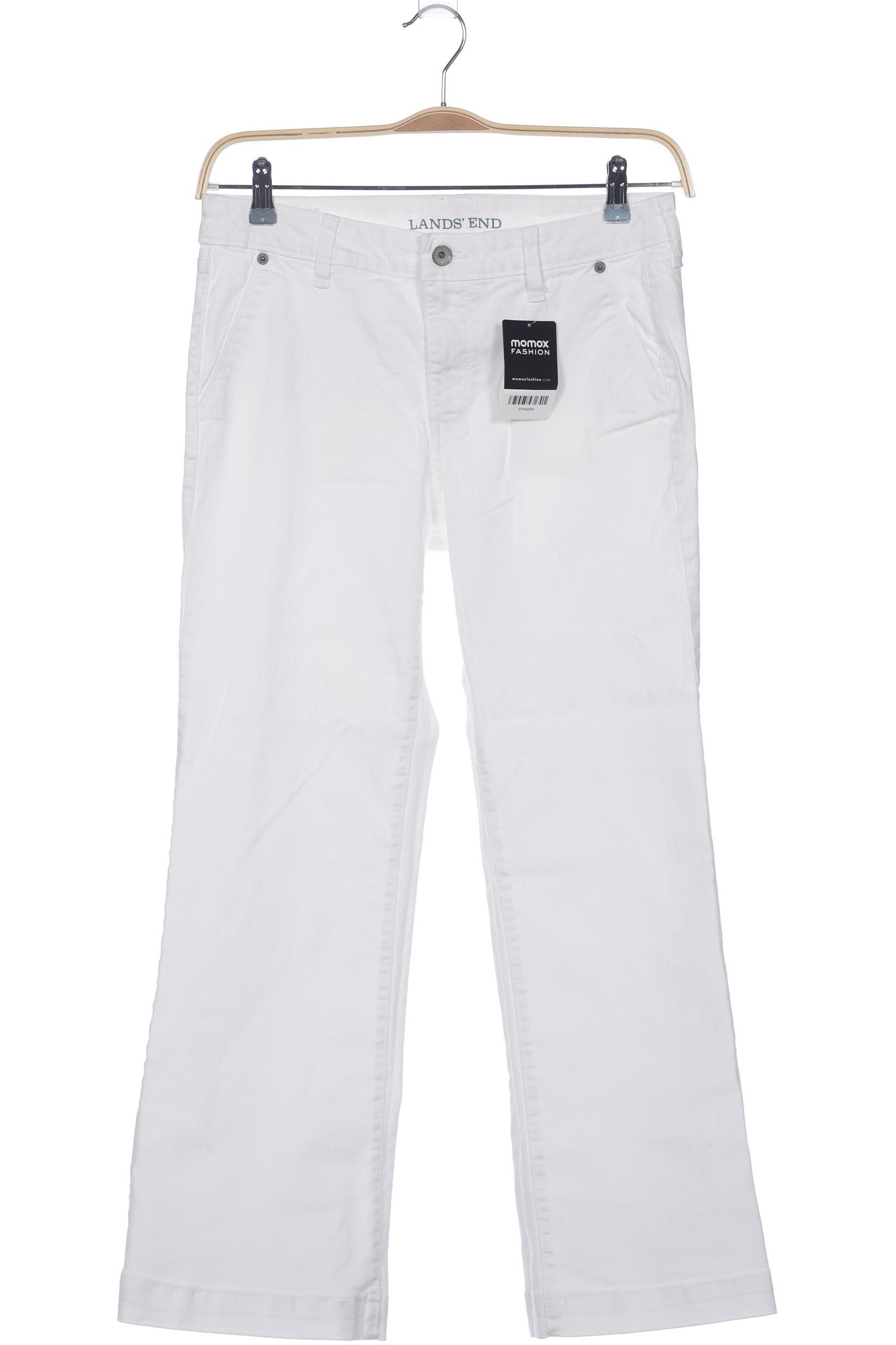

Lands End Damen Stoffhose, weiß, Gr. 38