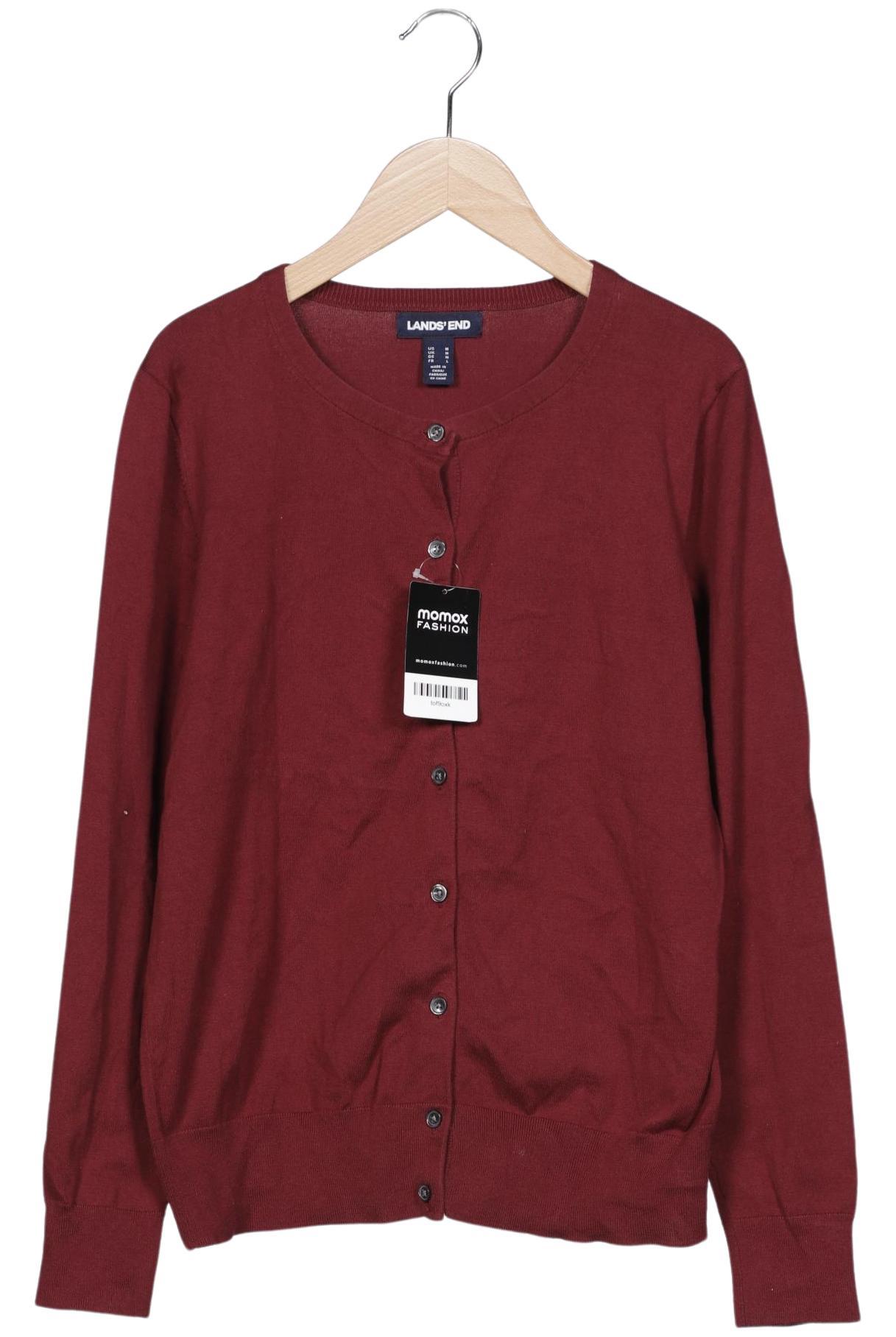 

Lands End Damen Strickjacke, bordeaux, Gr. 38