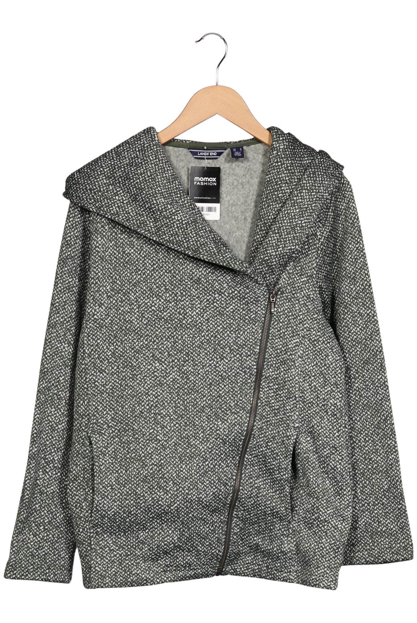

Lands End Damen Strickjacke, grau, Gr. 38