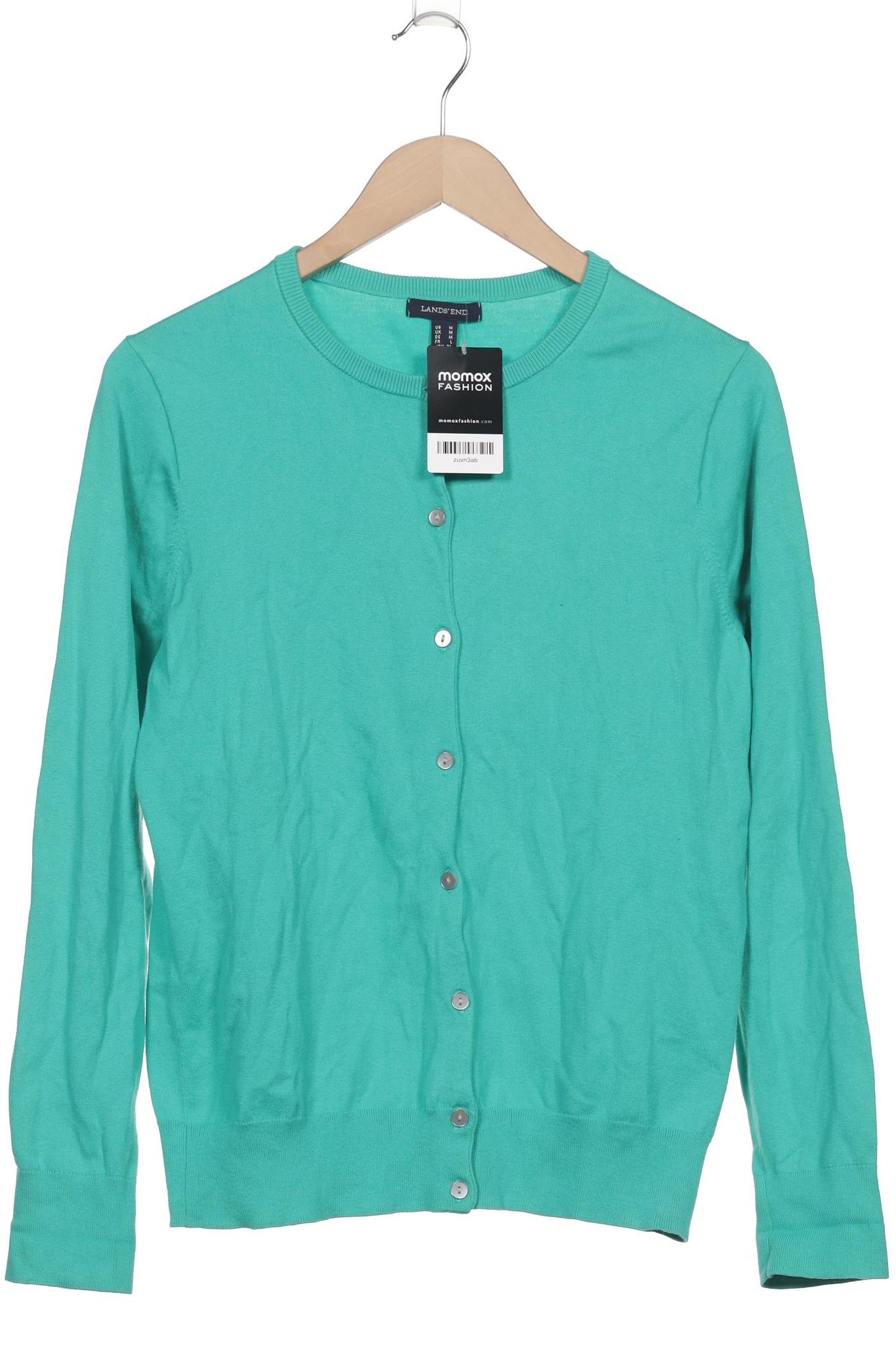 

Lands End Damen Strickjacke, türkis, Gr. 38