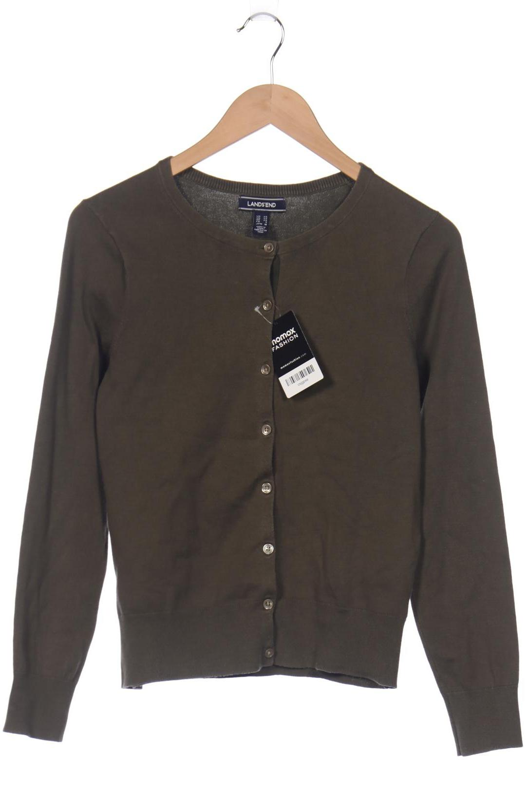

Lands End Damen Strickjacke, grün, Gr. 34