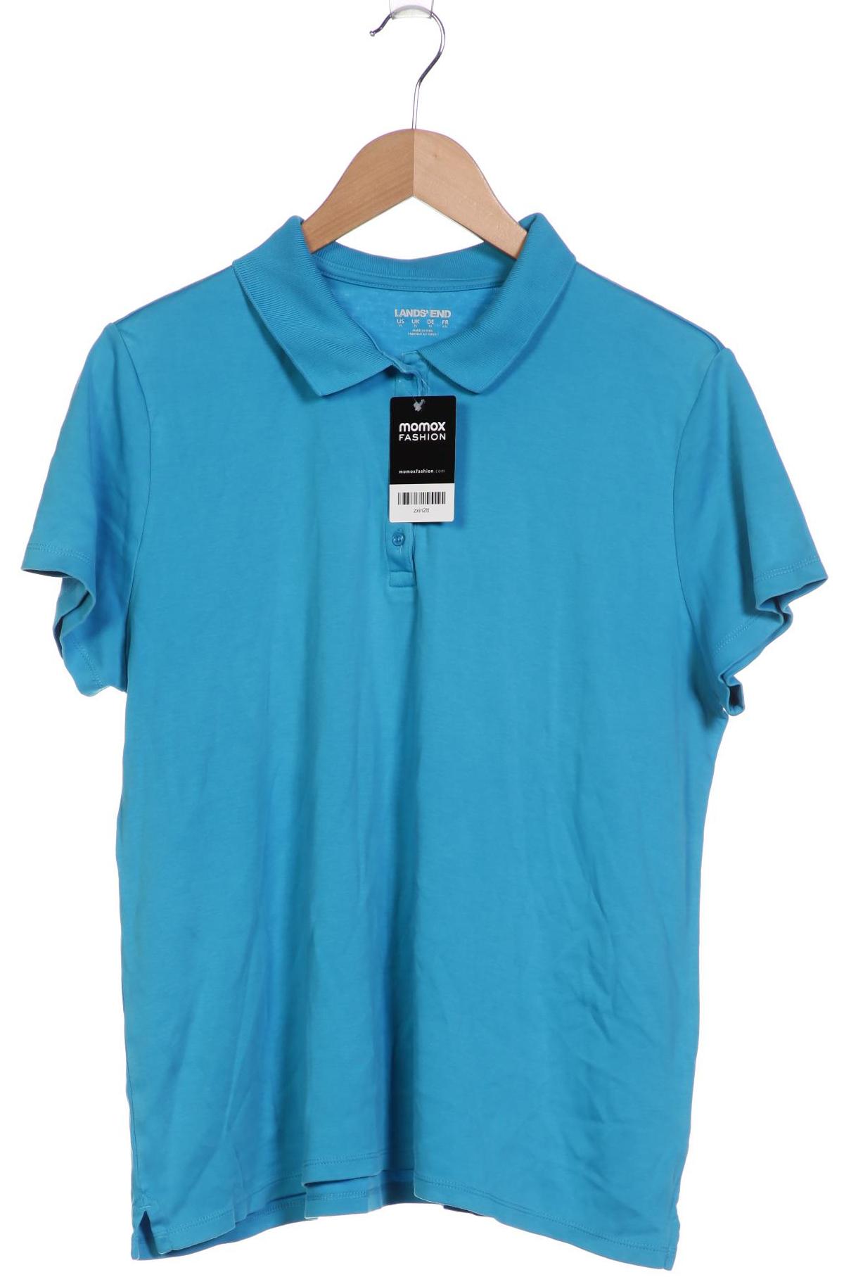 

Lands End Damen Poloshirt, blau, Gr. 44