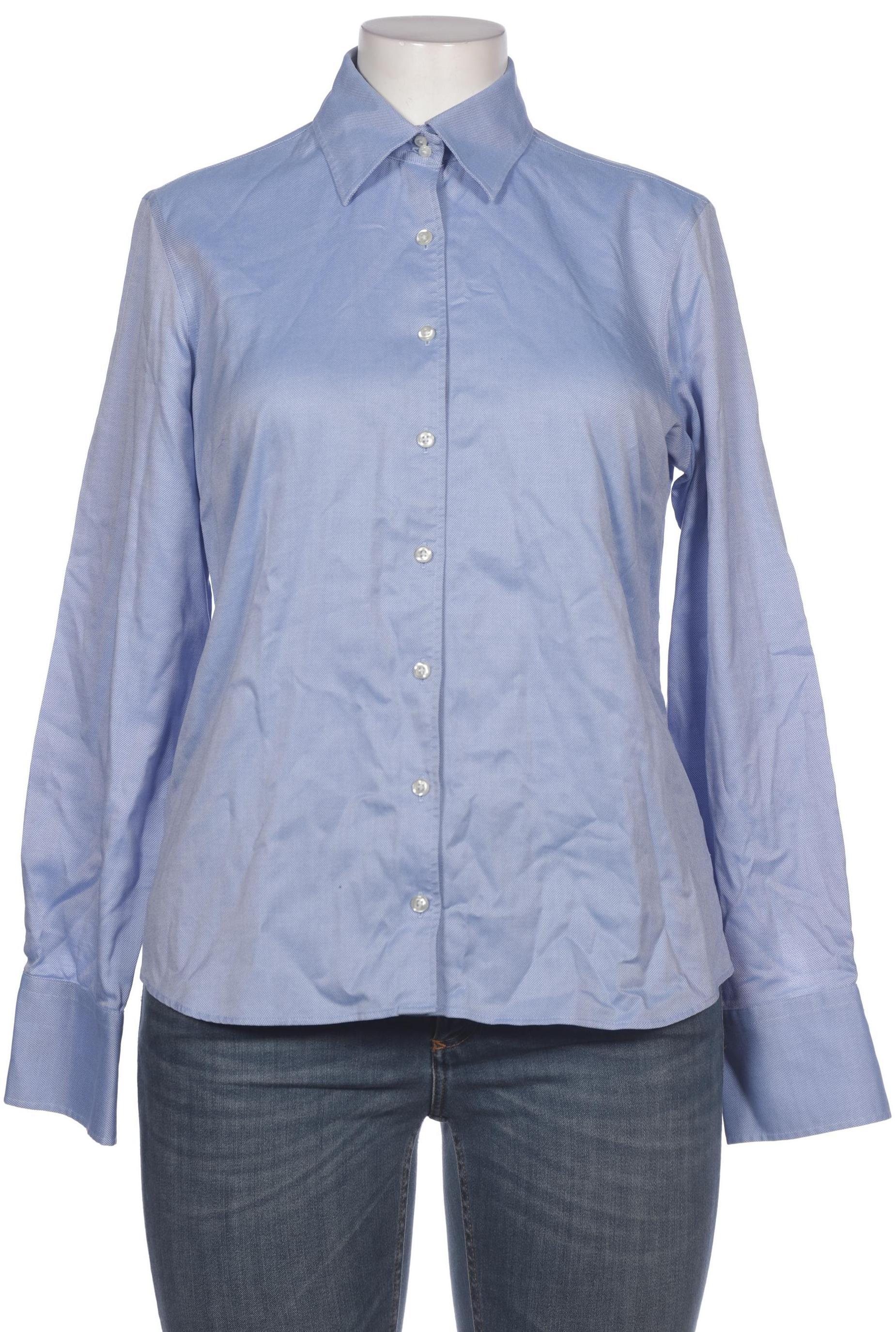 

Lands End Damen Bluse, blau, Gr. 12