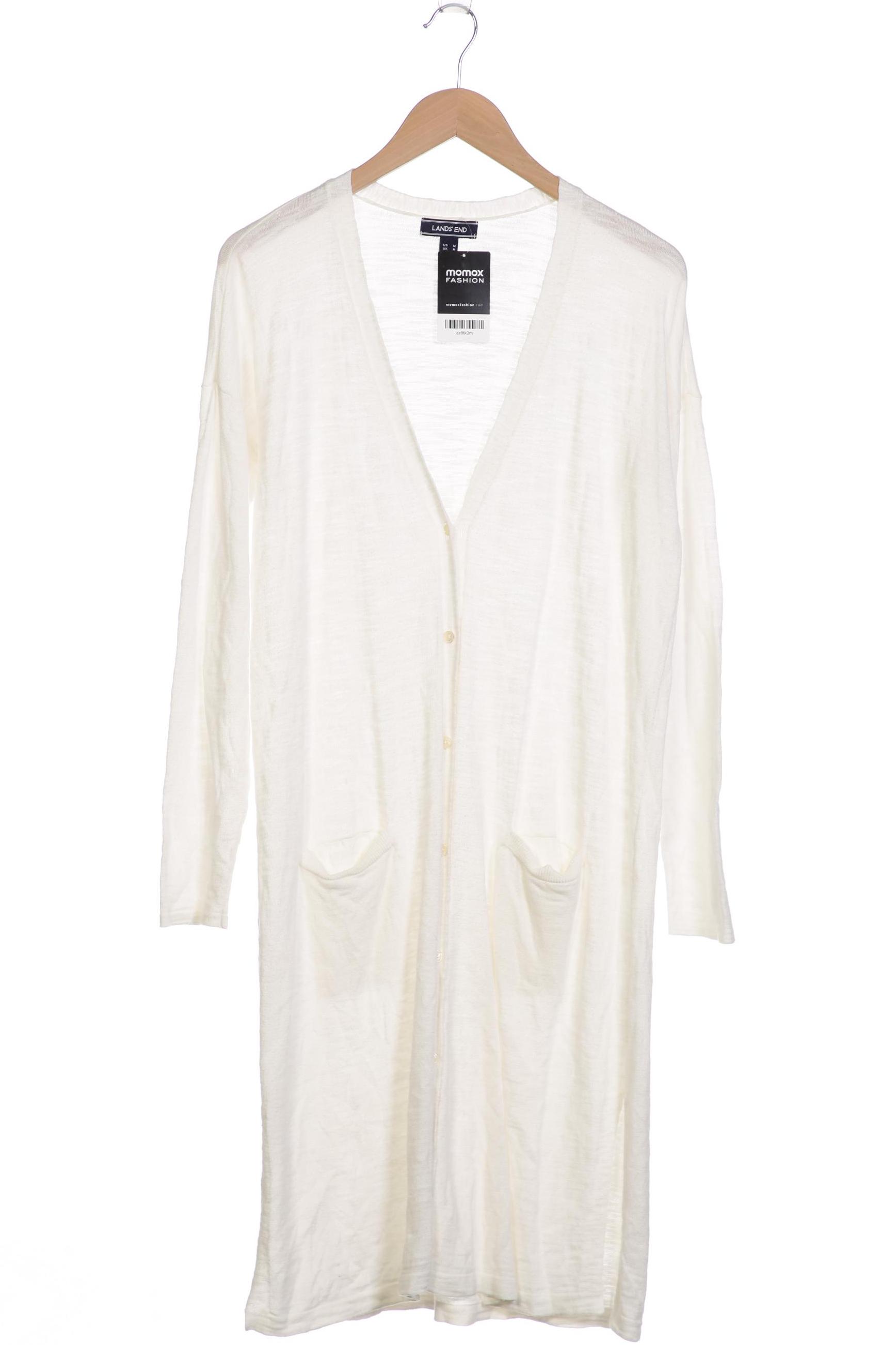 

Lands End Damen Strickjacke, weiß, Gr. 38