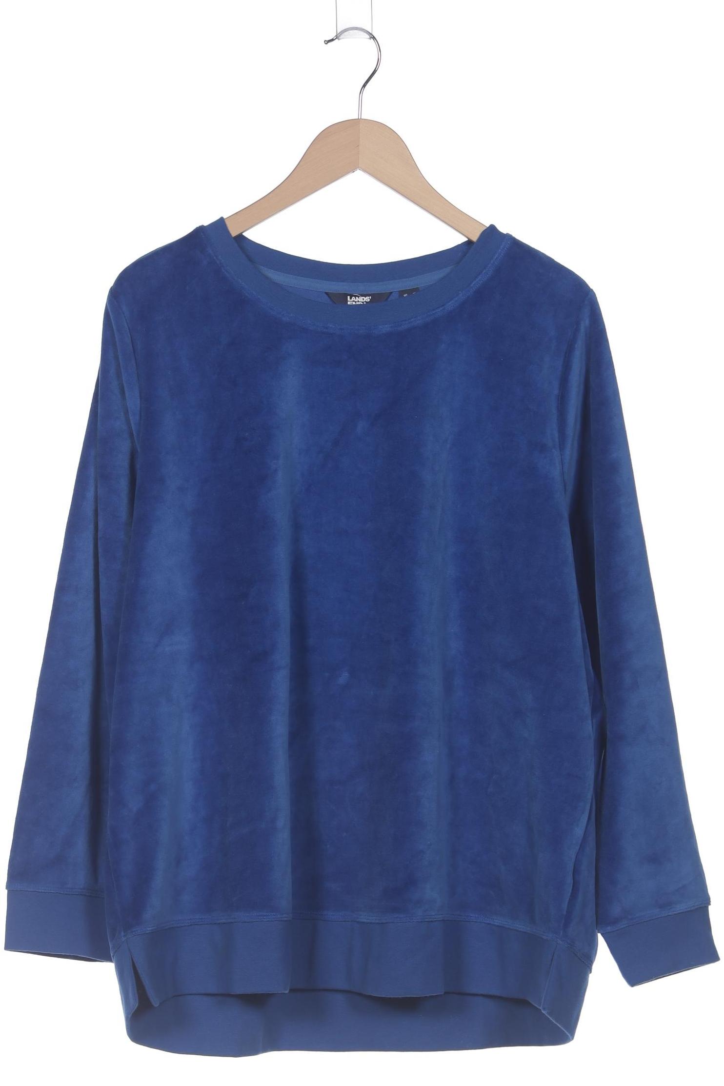 

Lands End Damen Sweatshirt, blau, Gr. 50