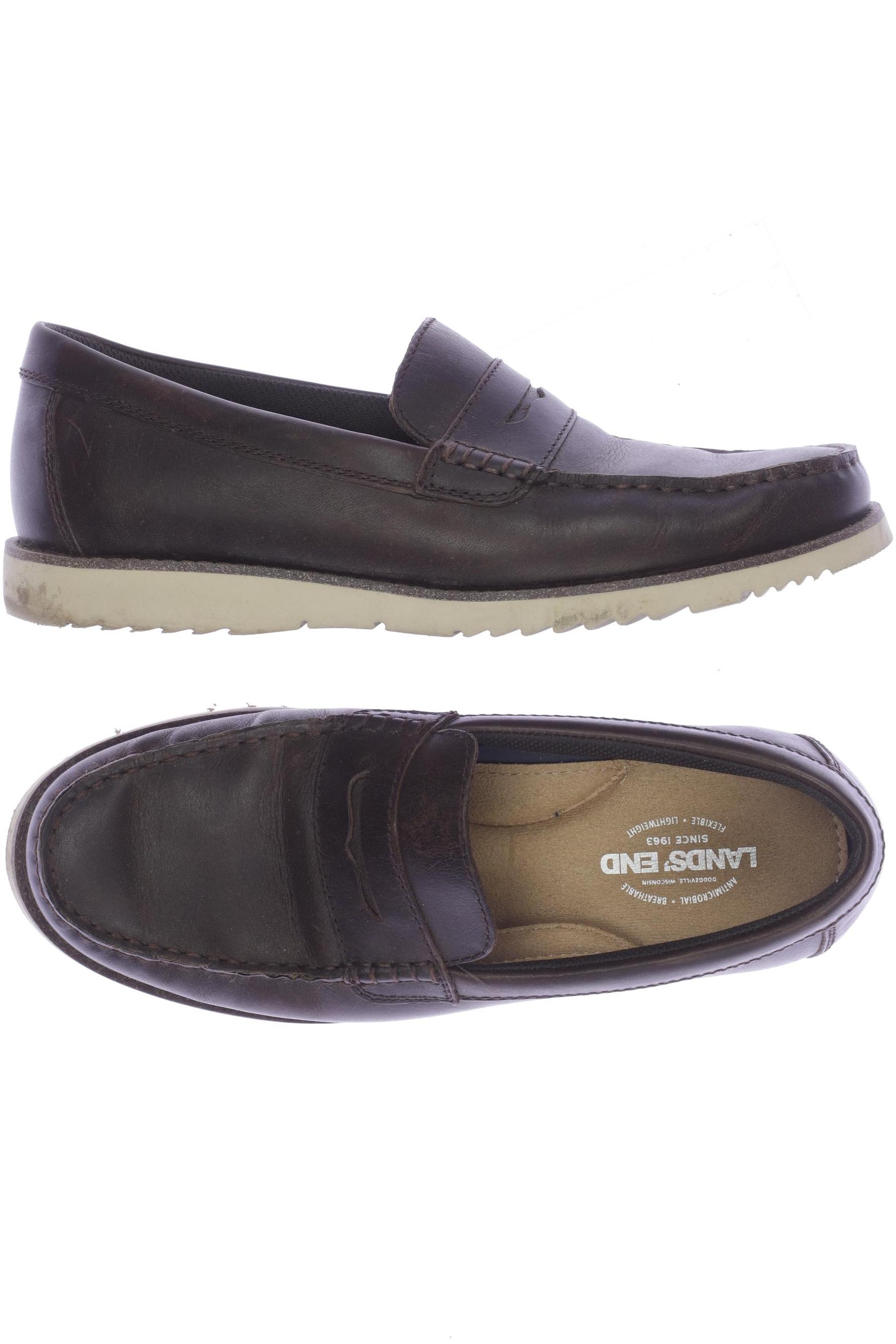 

Lands End Herren Halbschuh, braun, Gr. 42