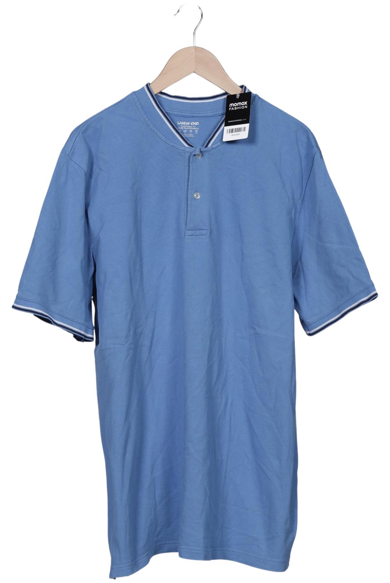 

Lands End Herren Poloshirt, blau, Gr. 54