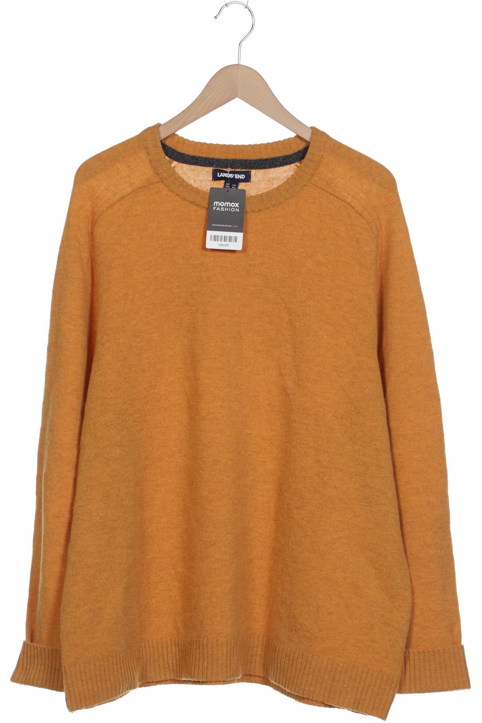 

Lands End Herren Pullover, orange, Gr. 56