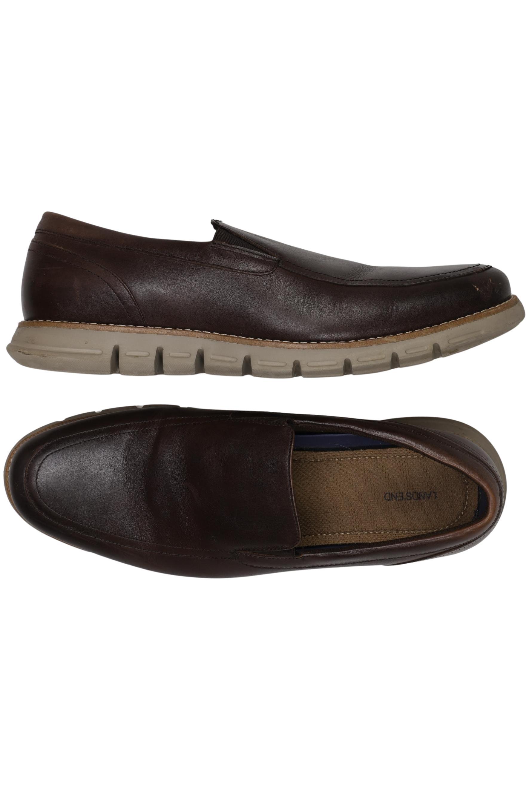 

Lands End Herren Halbschuh, braun, Gr. 44