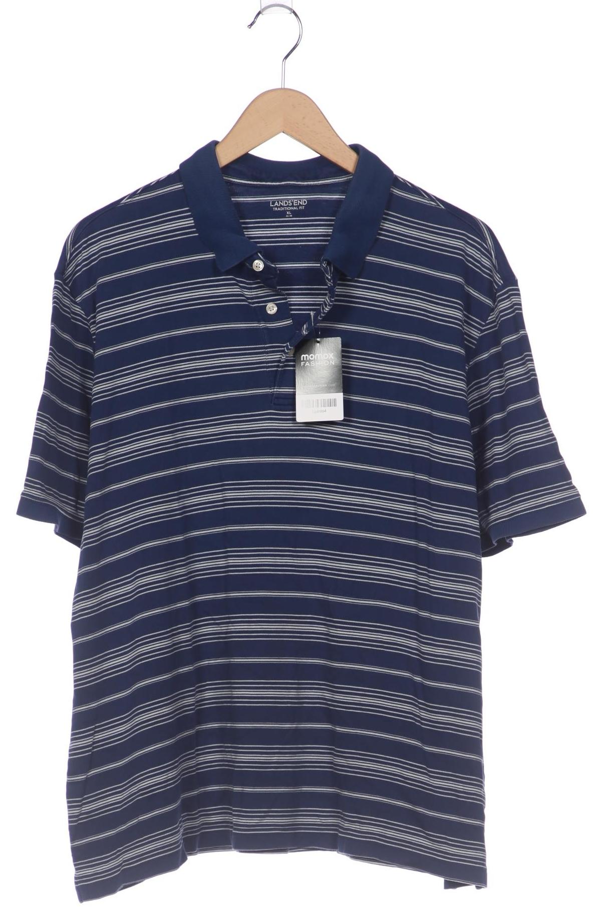 

Lands End Herren Poloshirt, blau, Gr. 54