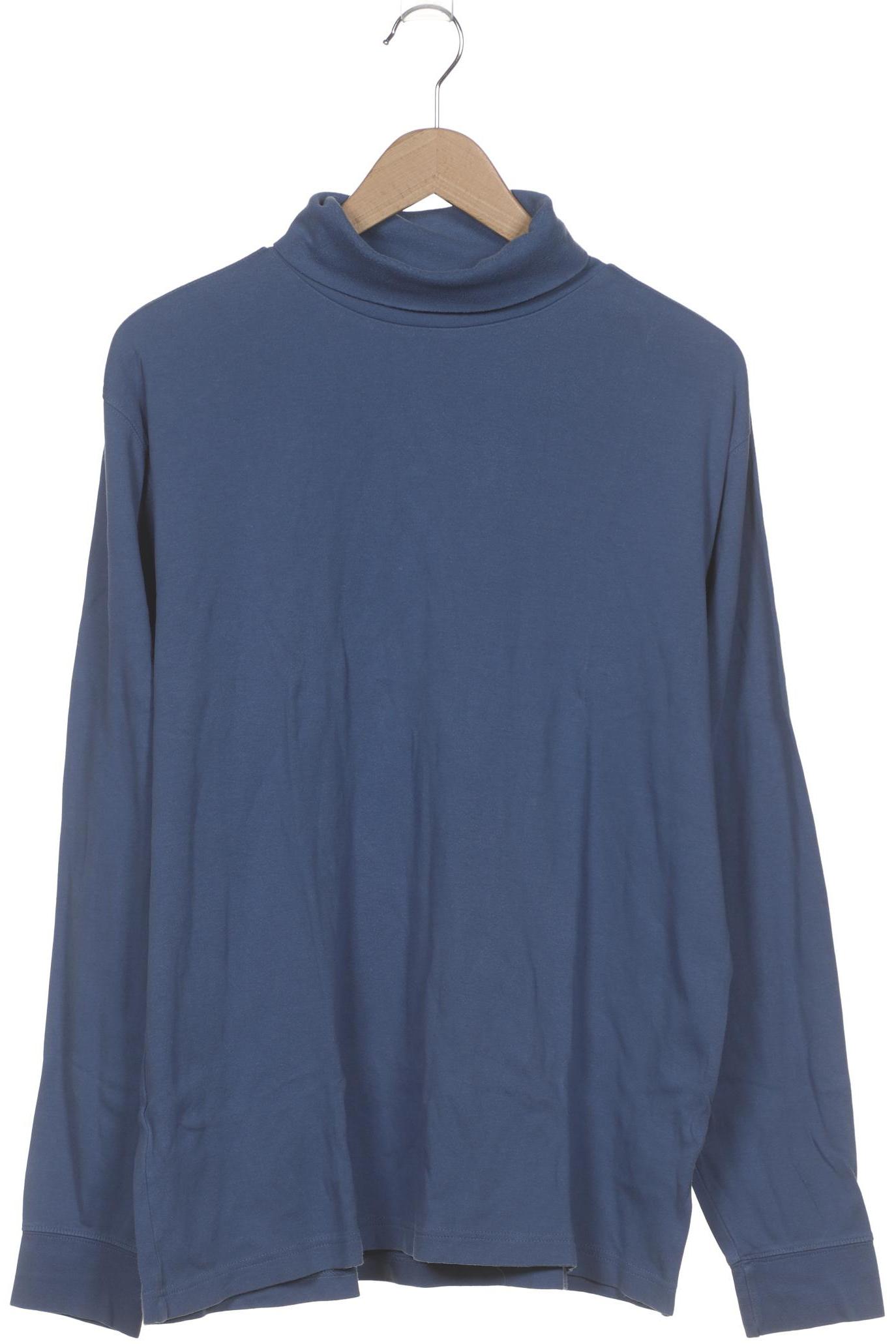 

Lands End Herren Langarmshirt, blau, Gr. 52