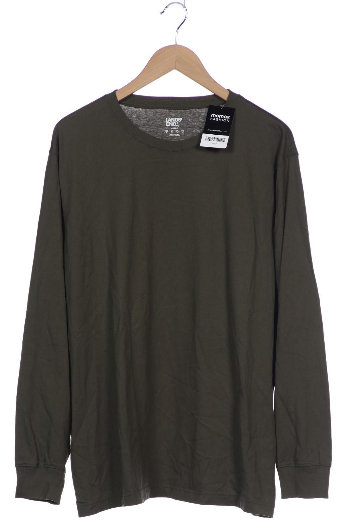 

Lands End Herren Langarmshirt, grün, Gr. 54