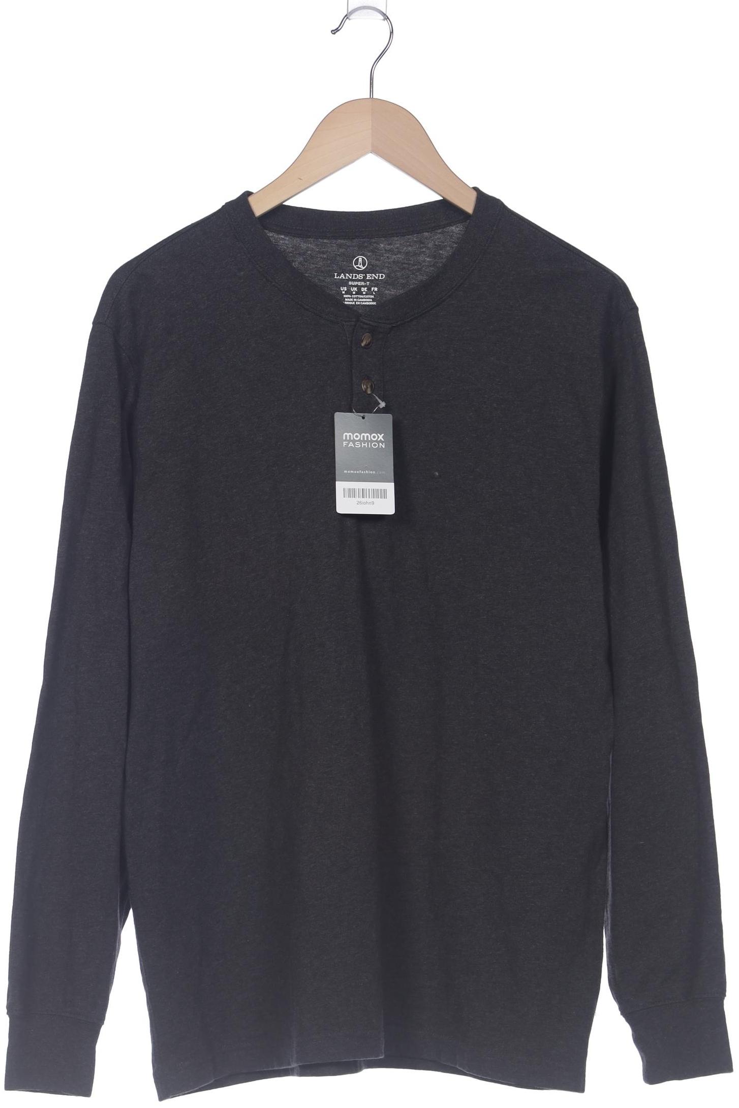 

Lands End Herren Langarmshirt, schwarz, Gr. 48