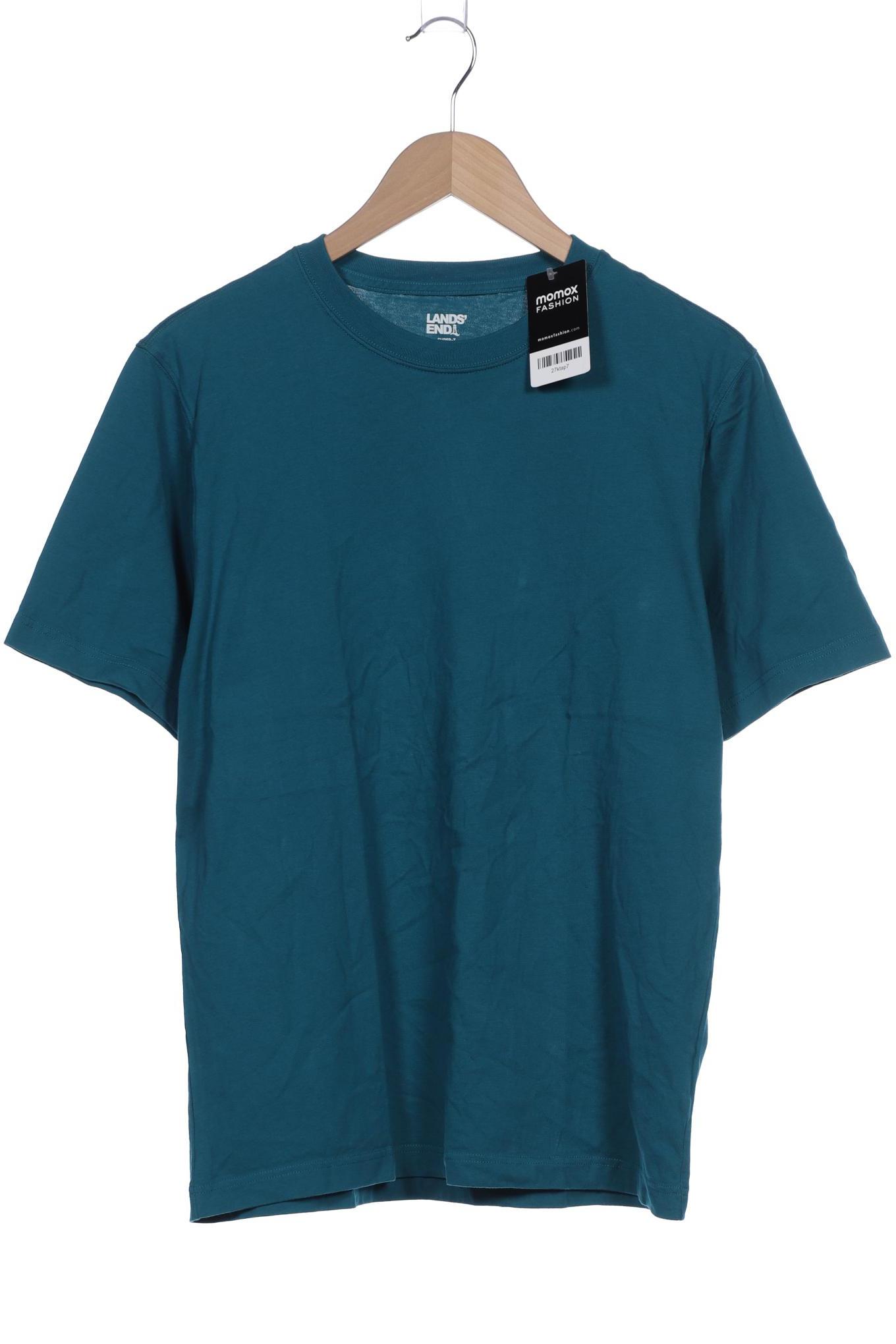 

Lands End Herren T-Shirt, türkis, Gr. 48
