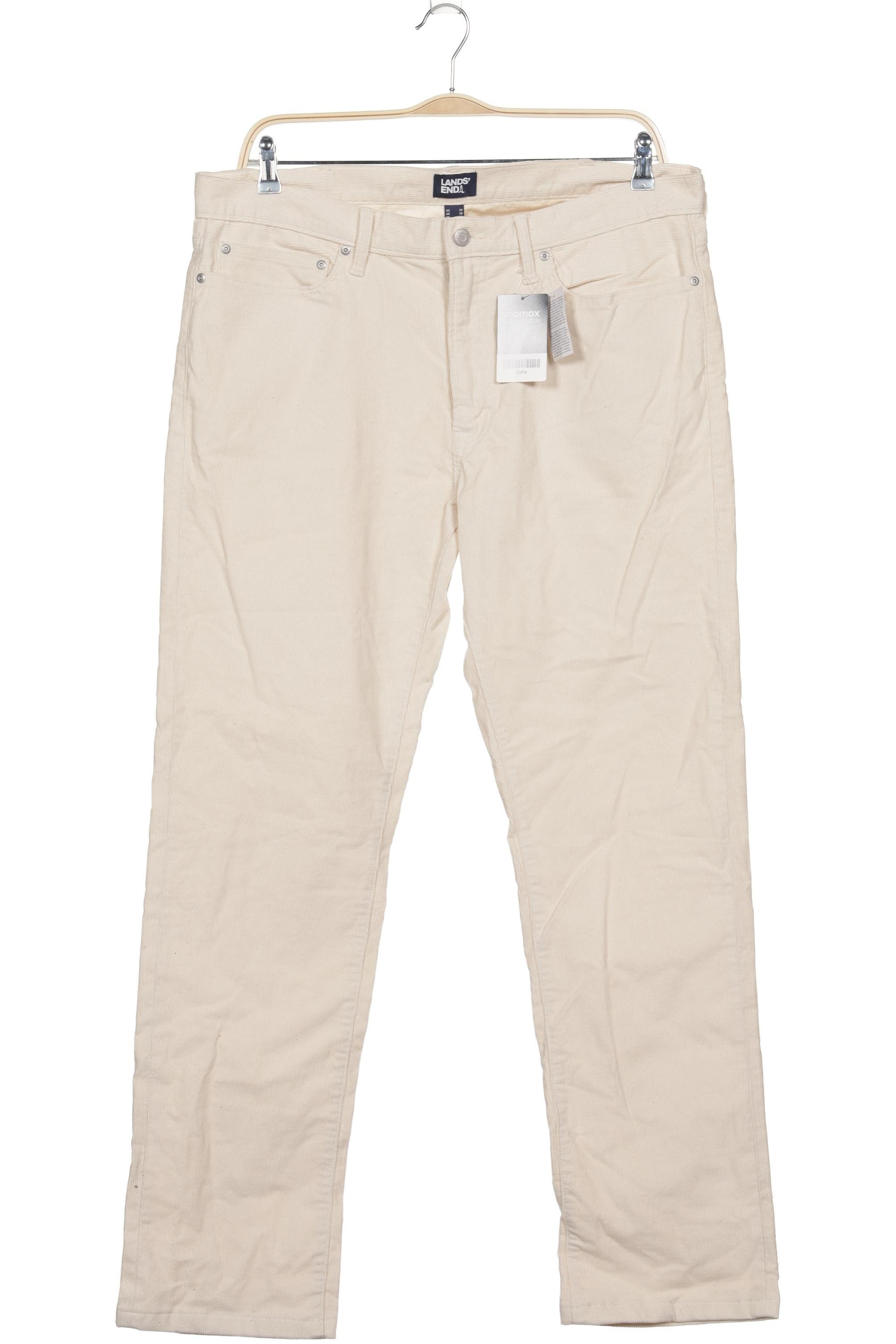 

Lands End Herren Stoffhose, cremeweiß, Gr. 54