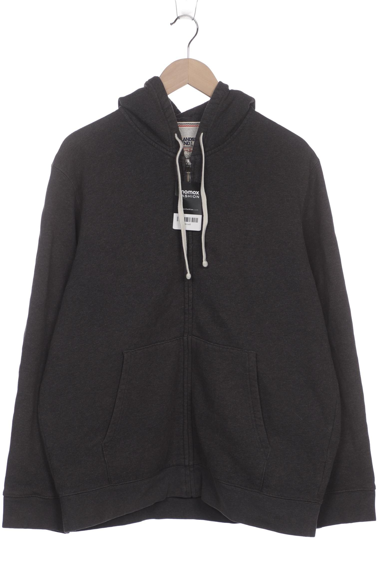 

Lands End Herren Kapuzenpullover, grau, Gr. 54