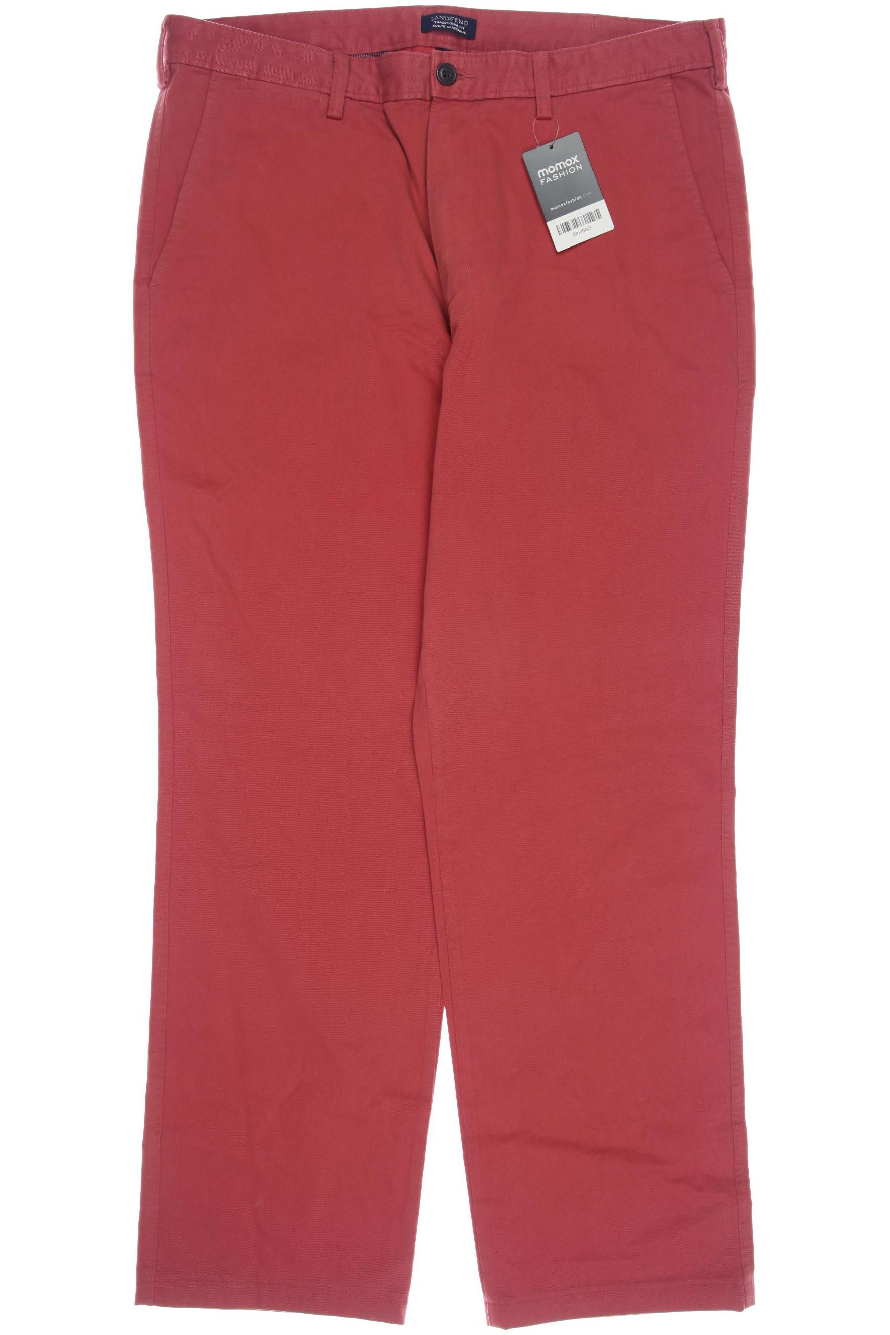 

Lands End Herren Stoffhose, pink, Gr. 52