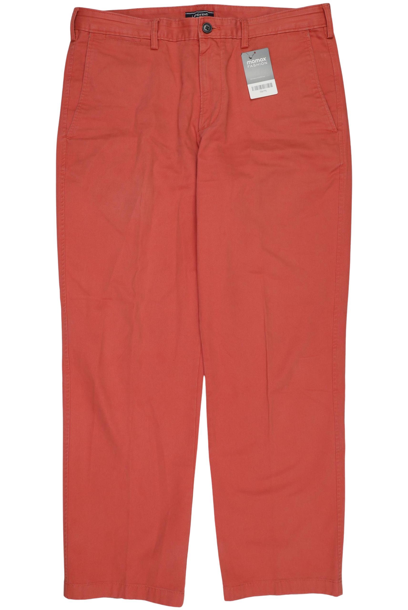 

Lands End Herren Stoffhose, rot, Gr. 52