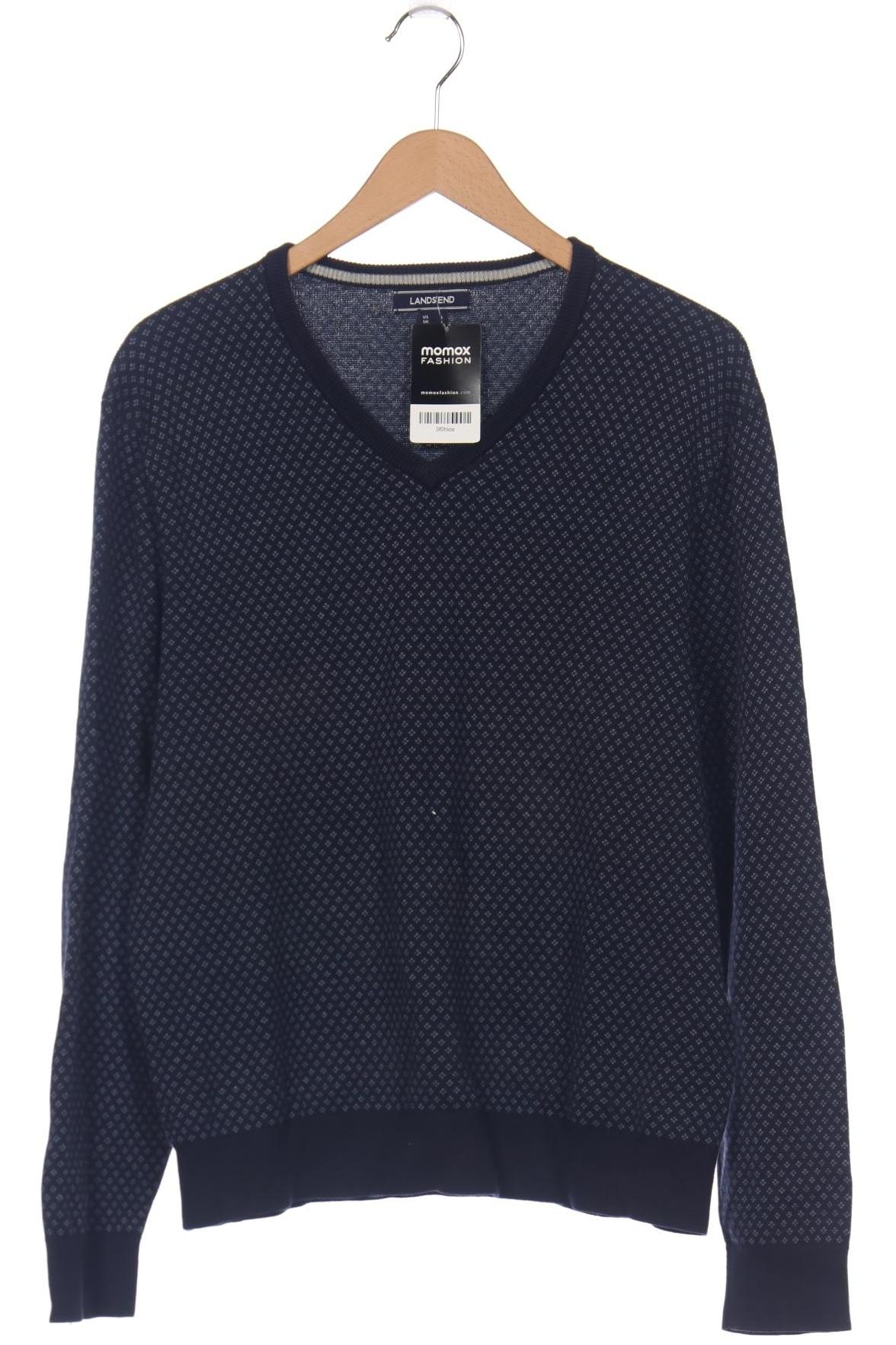 

Lands End Herren Pullover, marineblau, Gr. 52