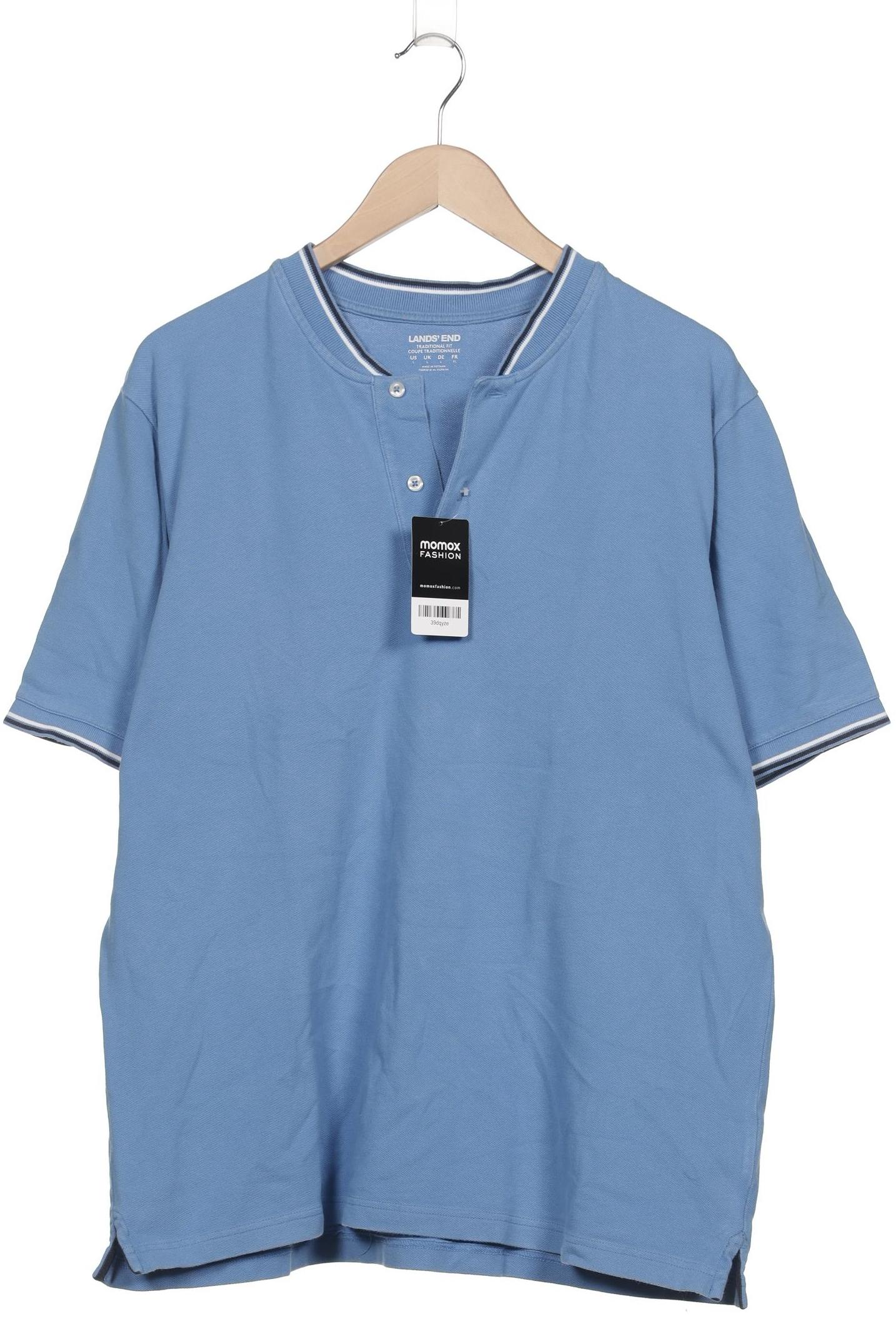 

Lands End Herren T-Shirt, blau, Gr. 52