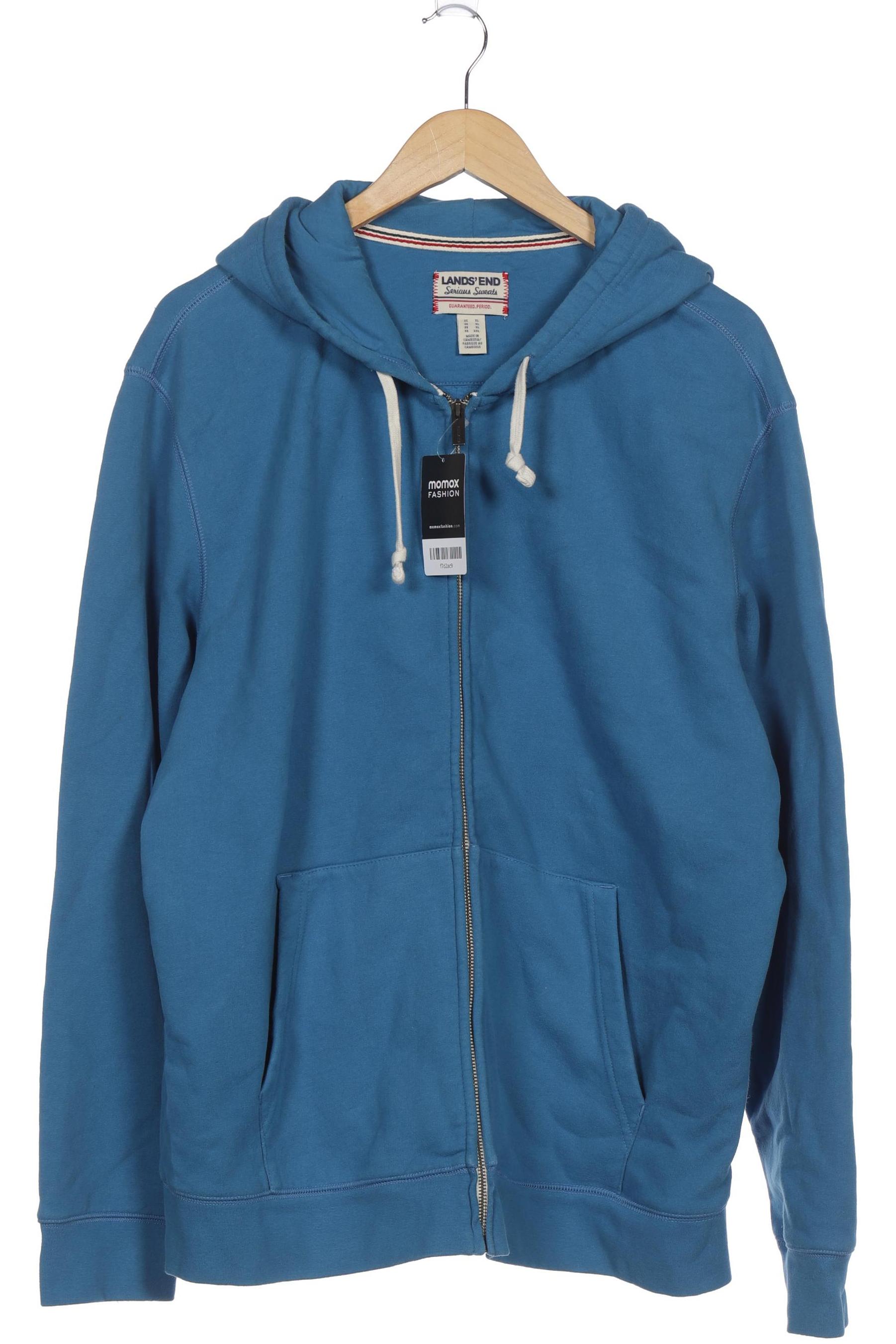 

Lands End Herren Kapuzenpullover, blau, Gr. 54