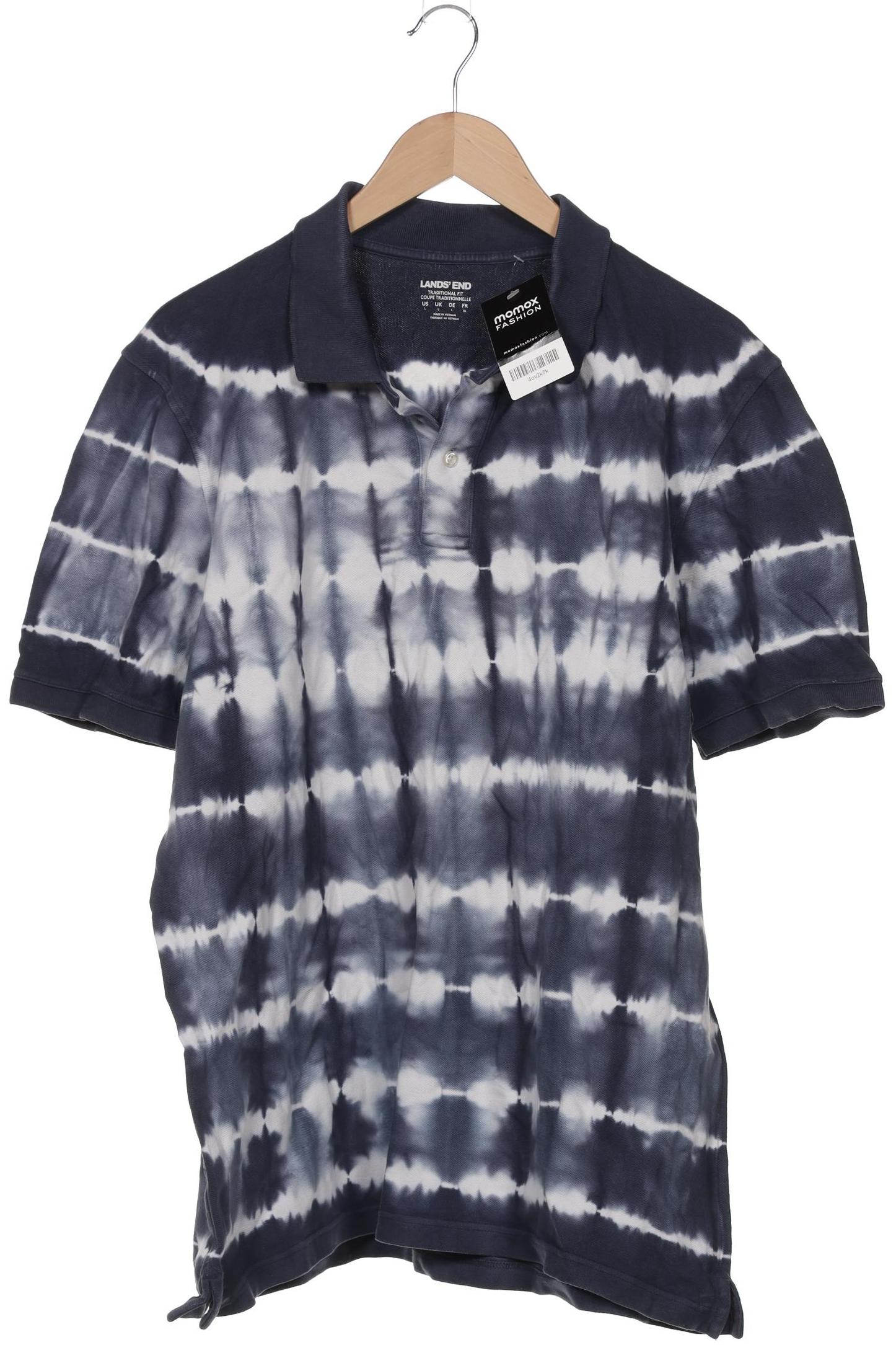 

Lands End Herren Poloshirt, marineblau, Gr. 52