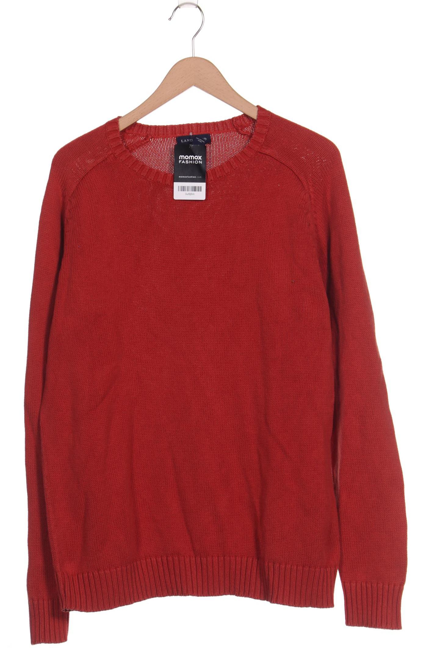 

Lands End Herren Pullover, orange, Gr. 52