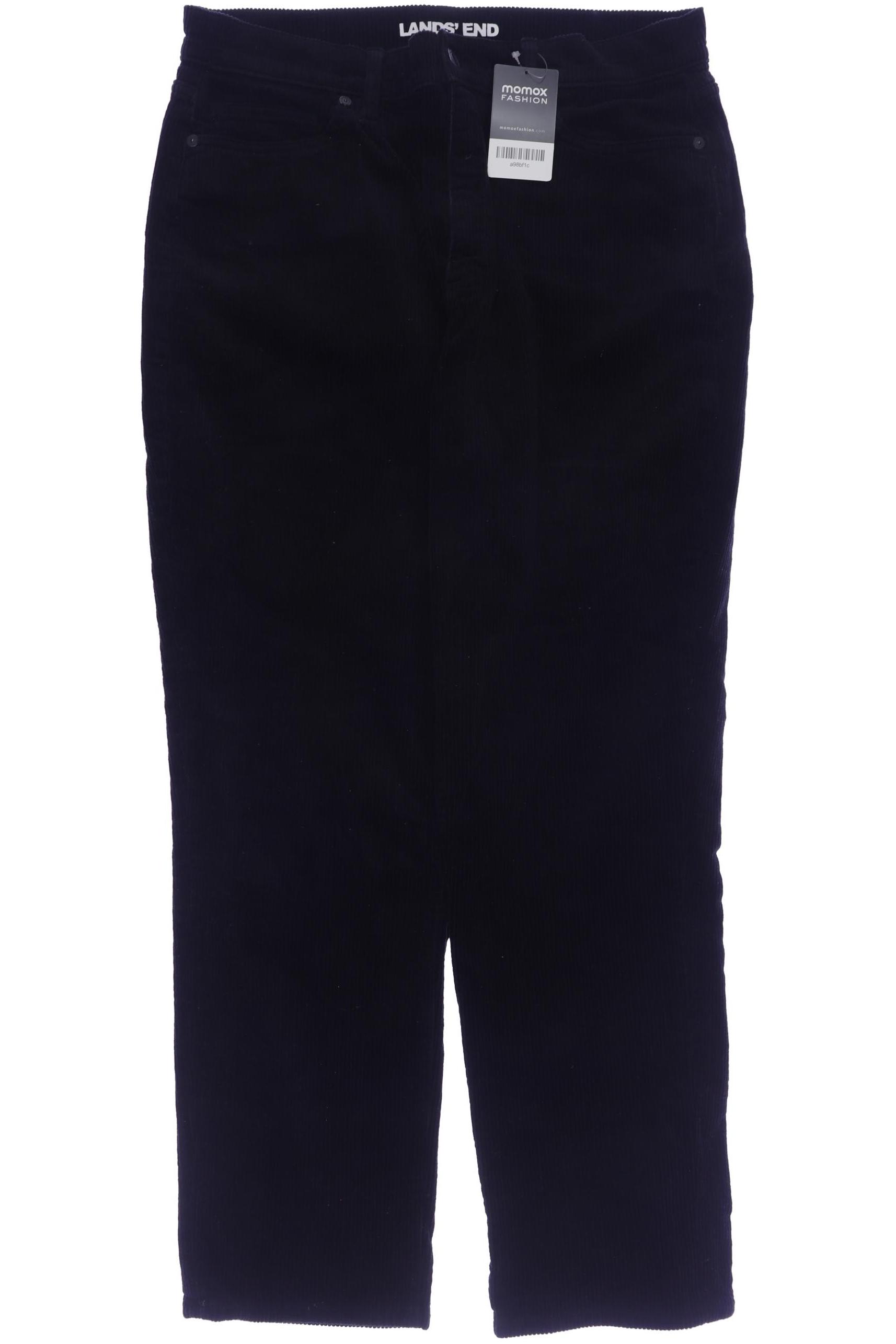 Thumbnail - Lands End Herren Stoffhose, schwarz, Gr. 42