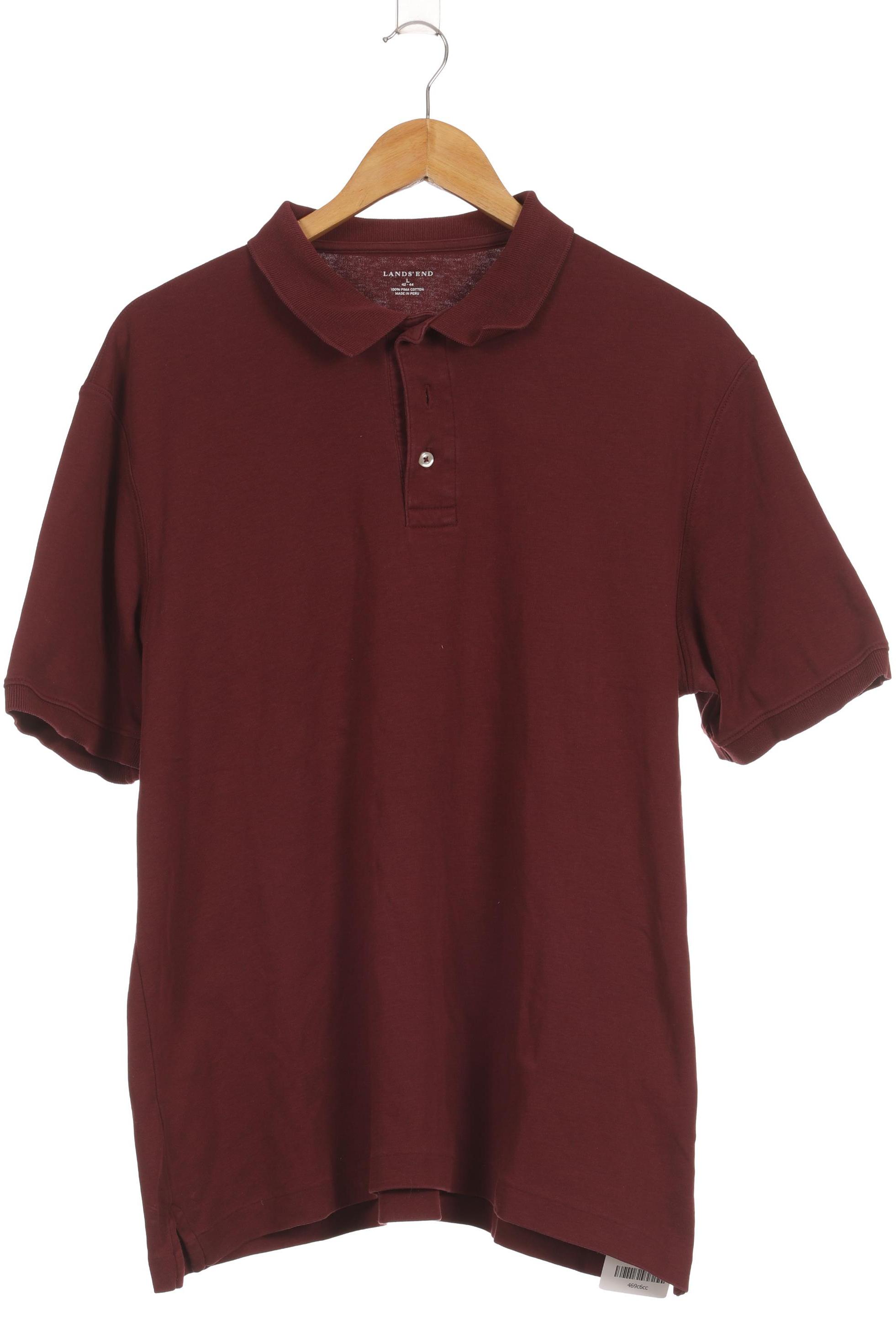 

Lands End Herren Poloshirt, rot, Gr. 52