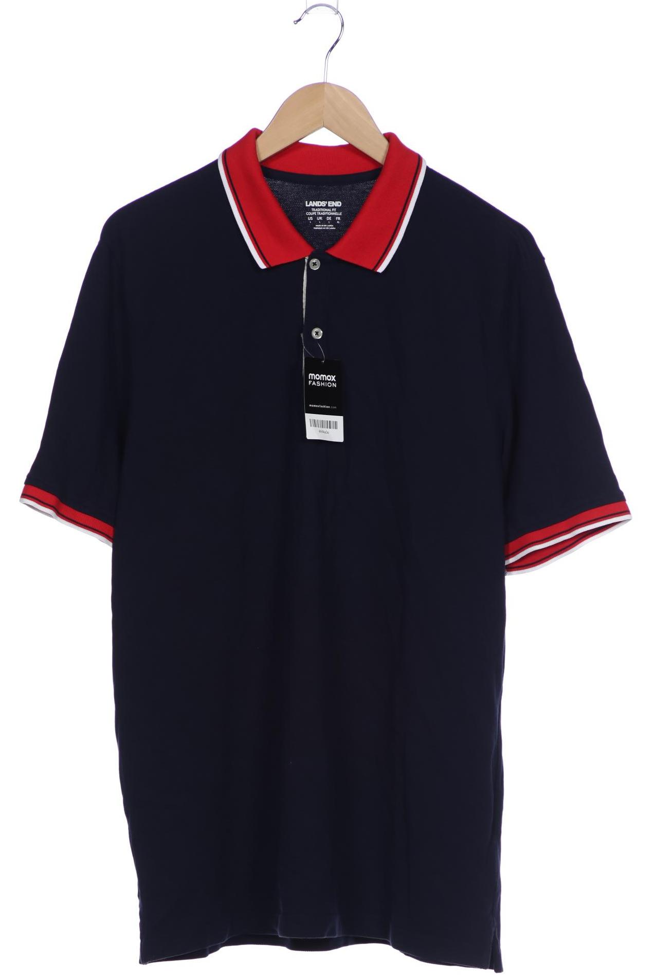 

Lands End Herren Poloshirt, marineblau, Gr. 52