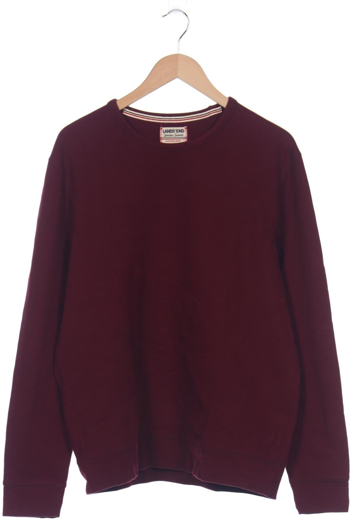 

Lands End Herren Sweatshirt, bordeaux, Gr. 52