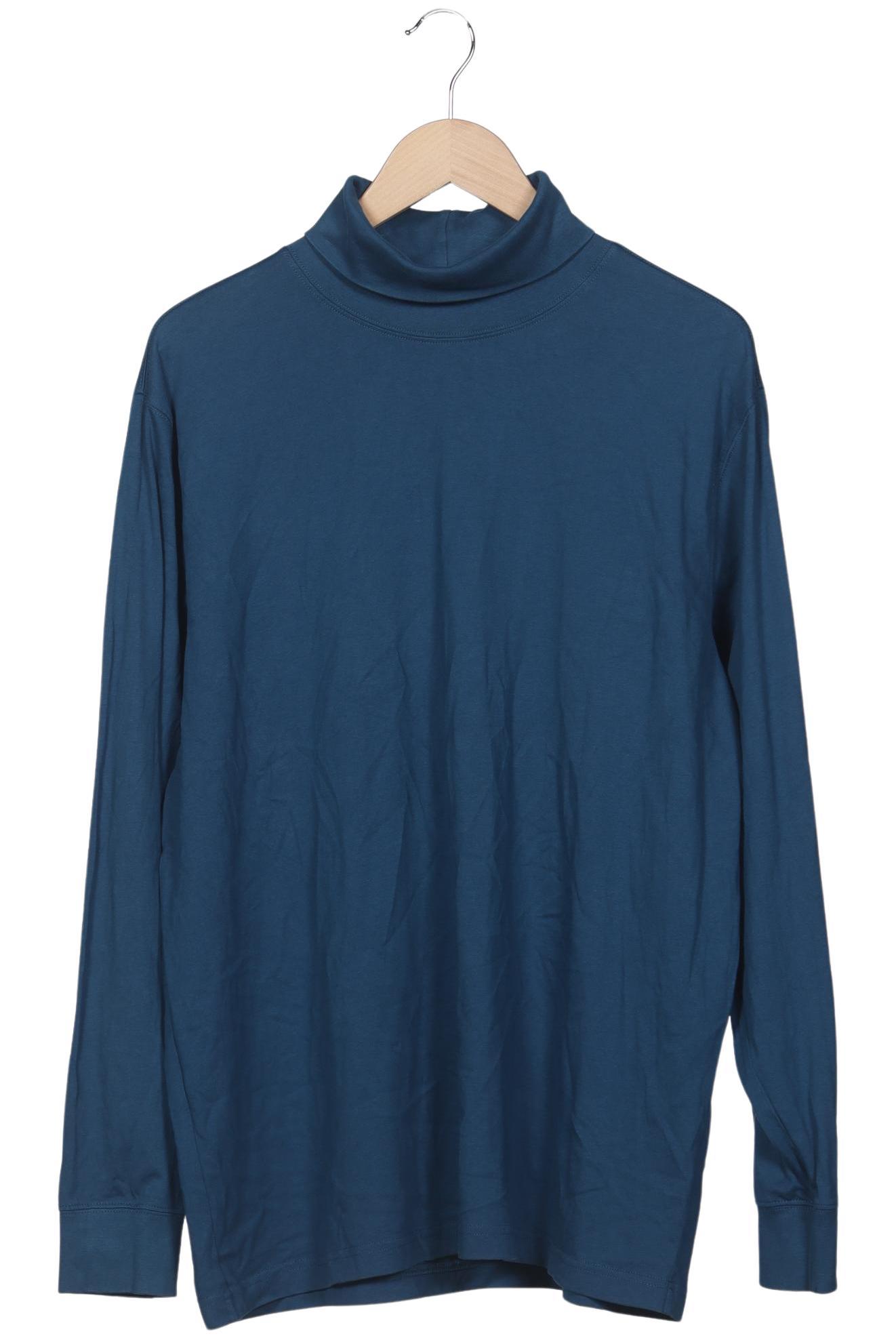 

Lands End Herren Langarmshirt, blau, Gr. 54