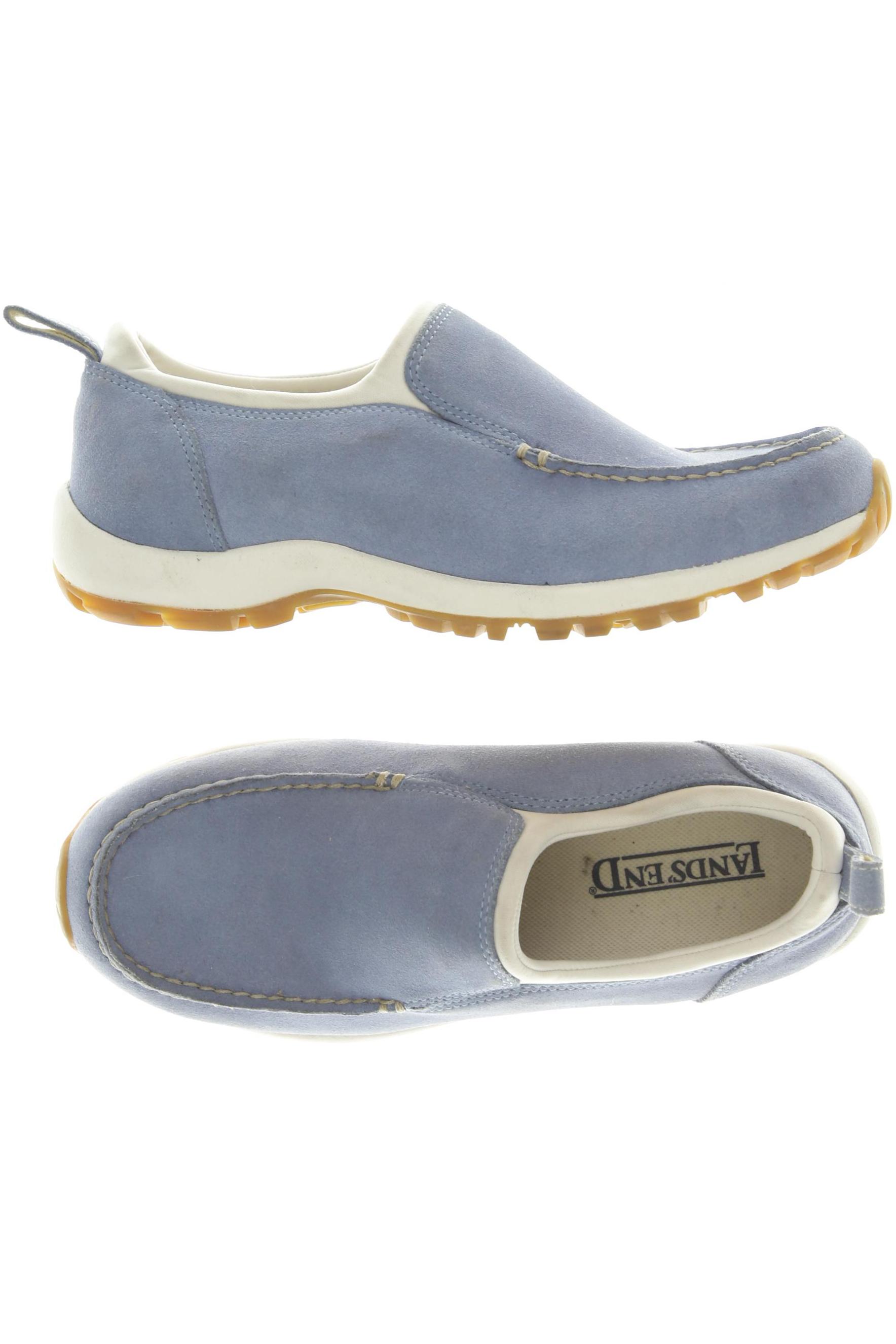 

Lands End Herren Halbschuh, blau, Gr. 8